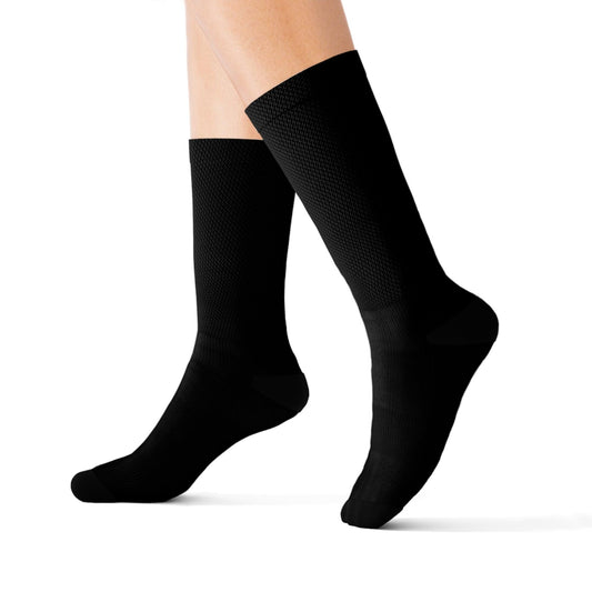 Black Sublimation Socks - Lizard Vigilante