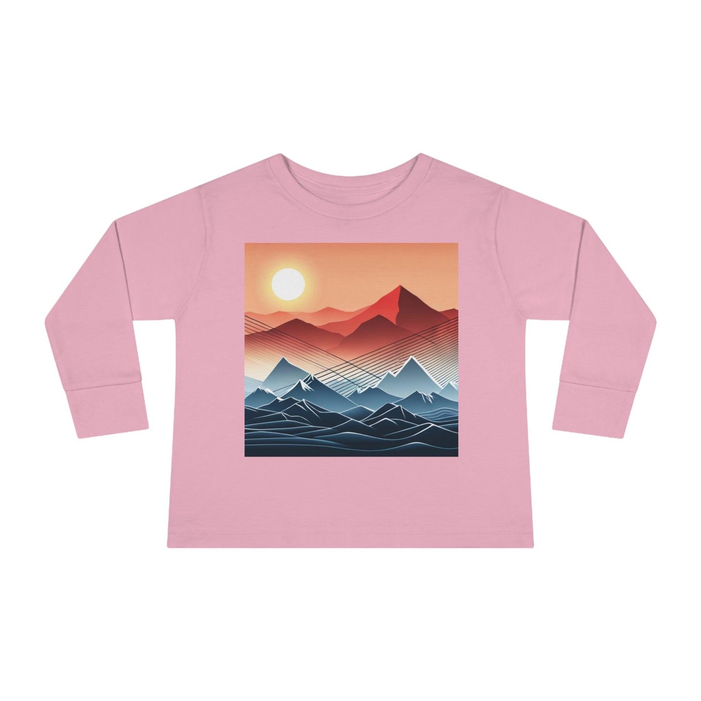 Desert Mountain Toddler Long Sleeve Tee - Lizard Vigilante