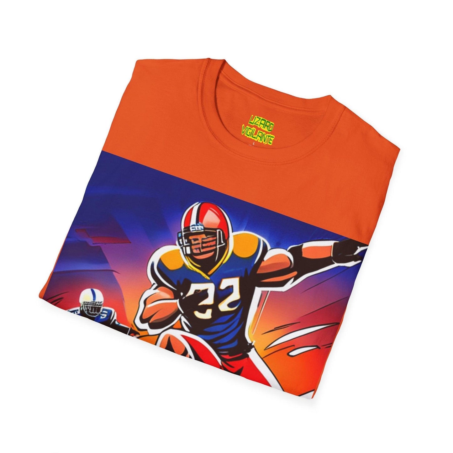 American Football Players Unisex Softstyle T-Shirt - Lizard Vigilante