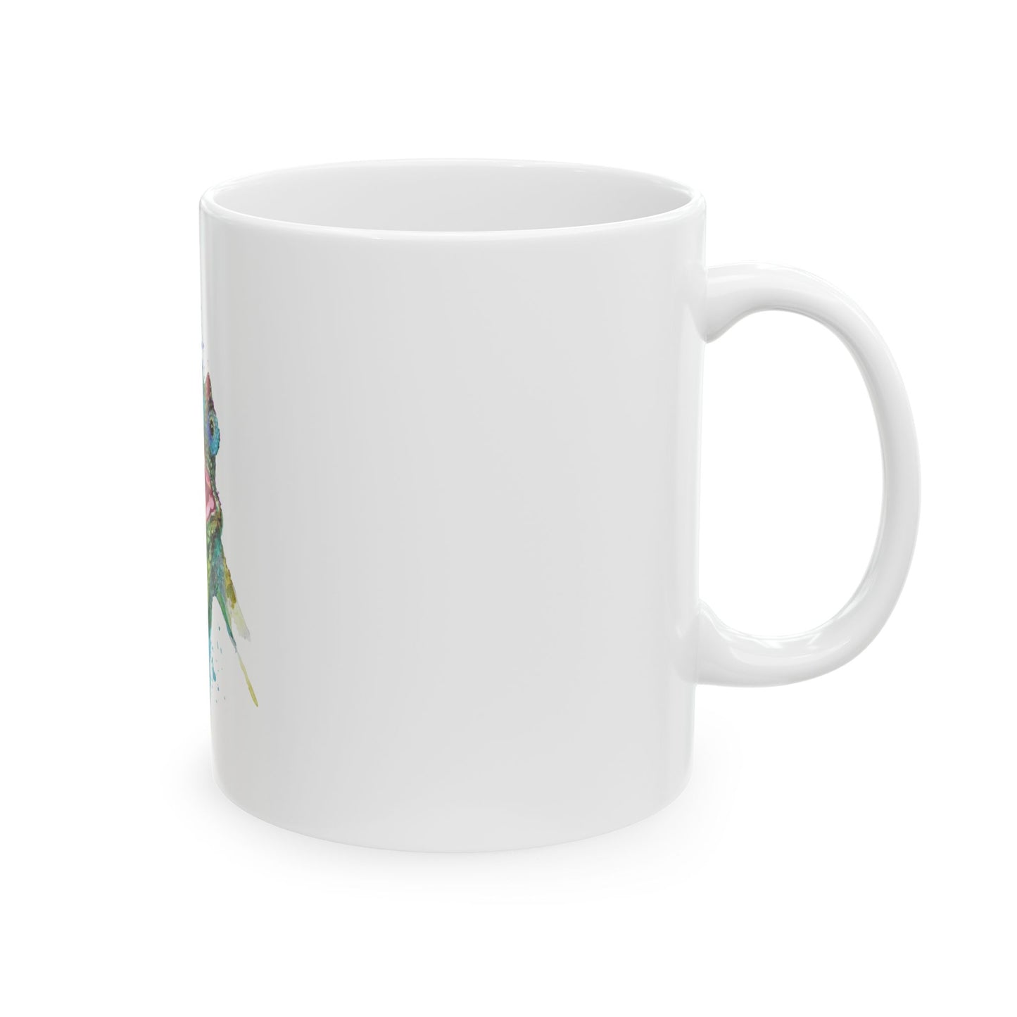 Cute Green Gecko Ceramic Mug – Fun Lizard Coffee Cup (11oz/15oz)