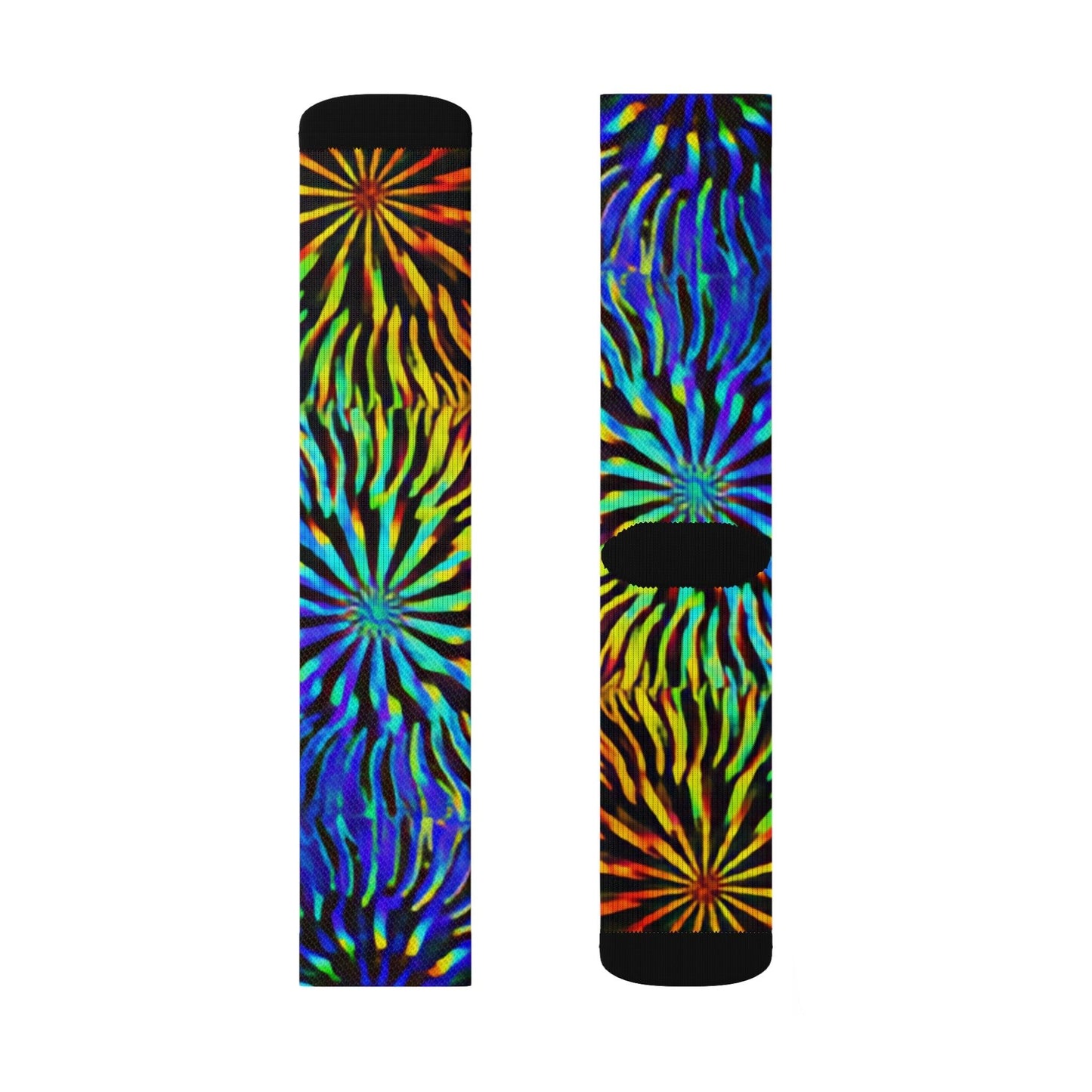 Tie Dyed Sublimation Socks - Lizard Vigilante