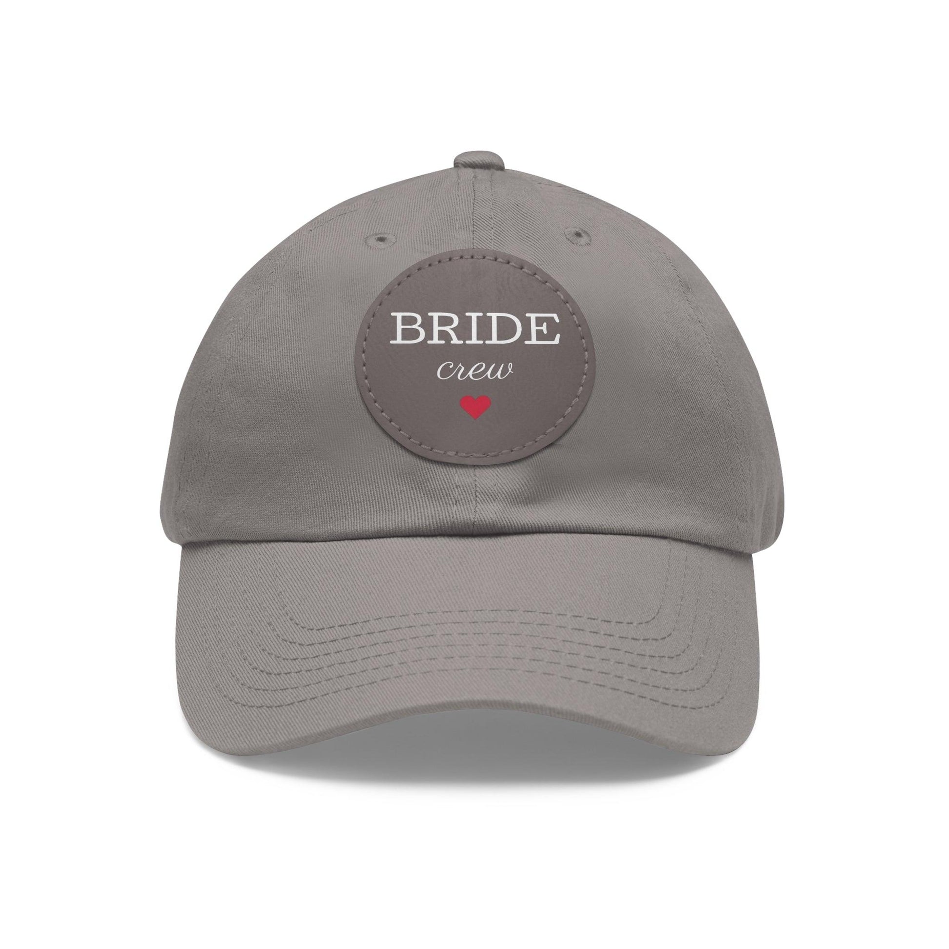 Bride Crew Dad Hat with Leather Patch (Round) - Lizard Vigilante