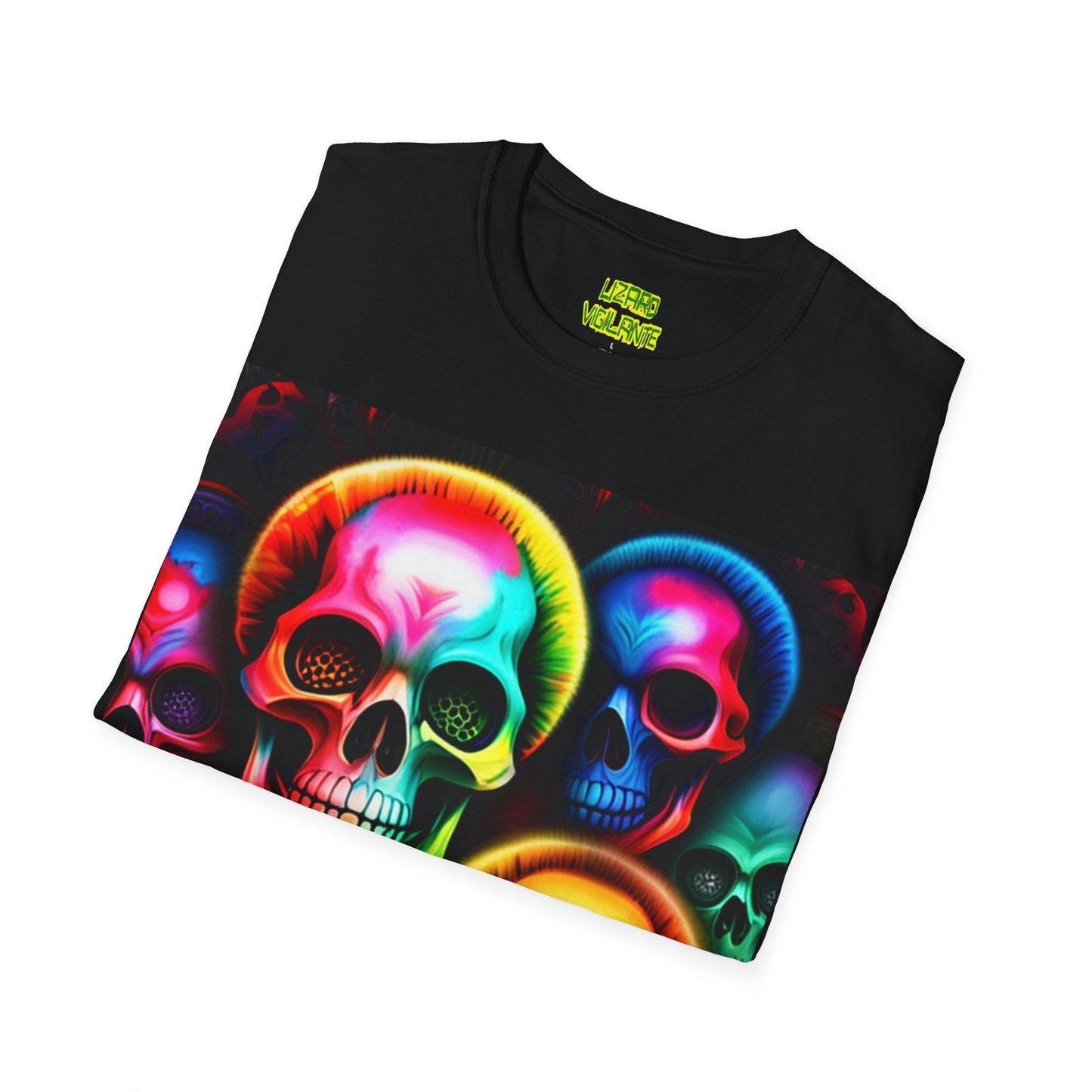 Pile Of Beautiful Skullers Unisex Softstyle T-Shirt - Lizard Vigilante