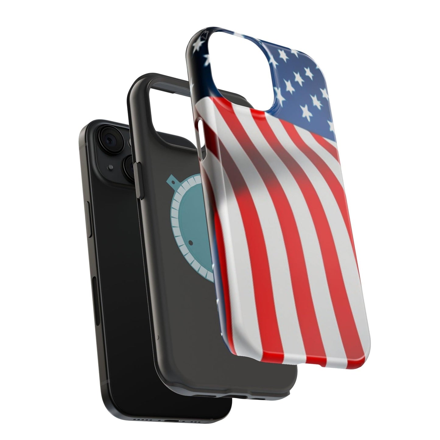 Waving Old Glory MagSafe Patriotic Tough Cases - Lizard Vigilante