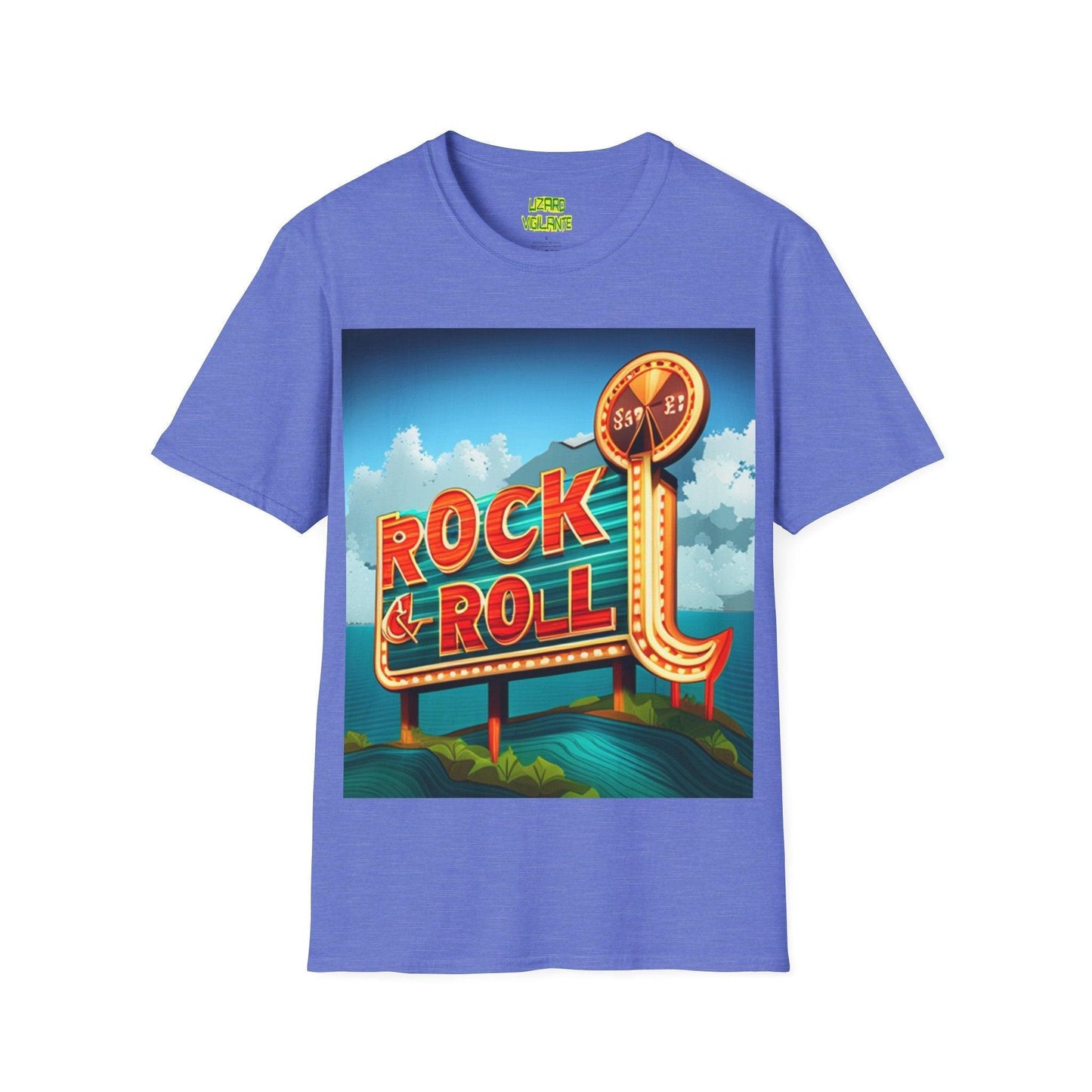 Rock & Roll Casino Unisex Softstyle T-Shirt - Lizard Vigilante