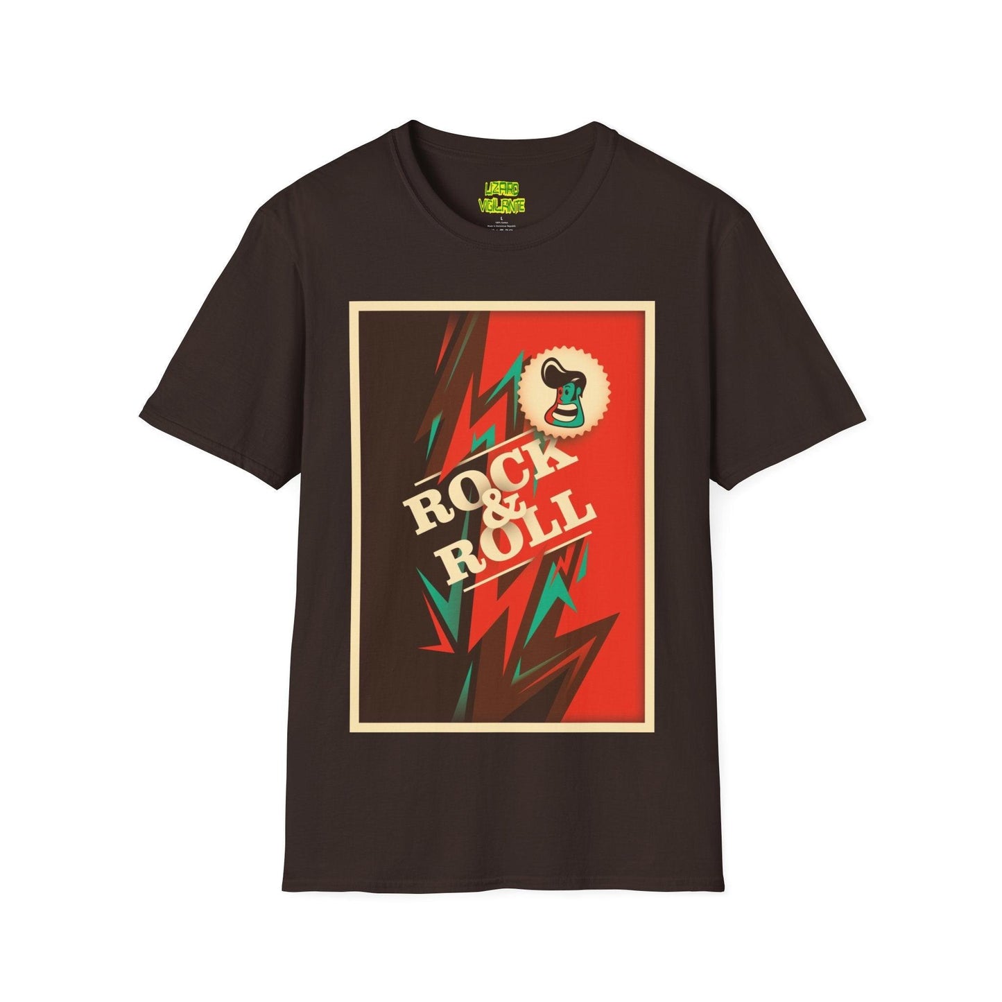 Rock & Roll Pomp Unisex Softstyle T-Shirt - Lizard Vigilante