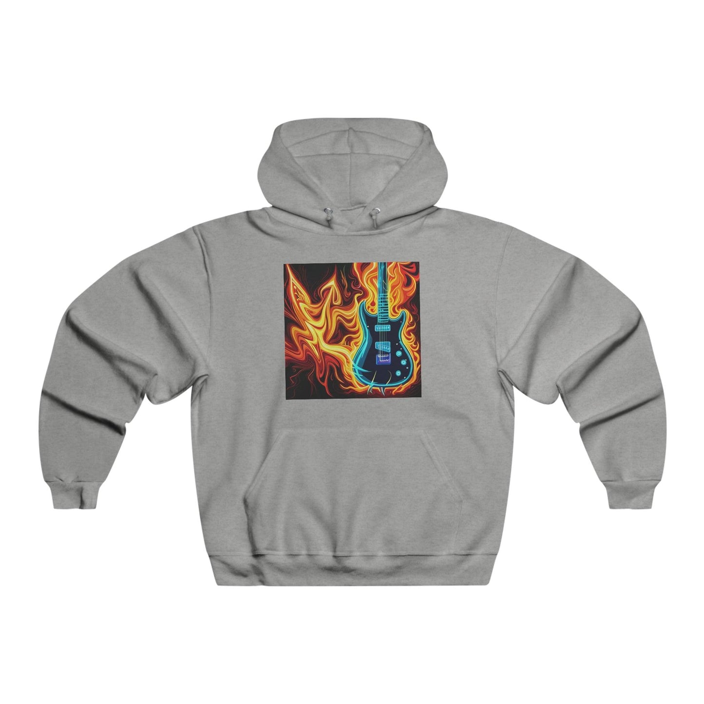 Flaming Axe Men's NUBLEND® Hooded Sweatshirt - Lizard Vigilante