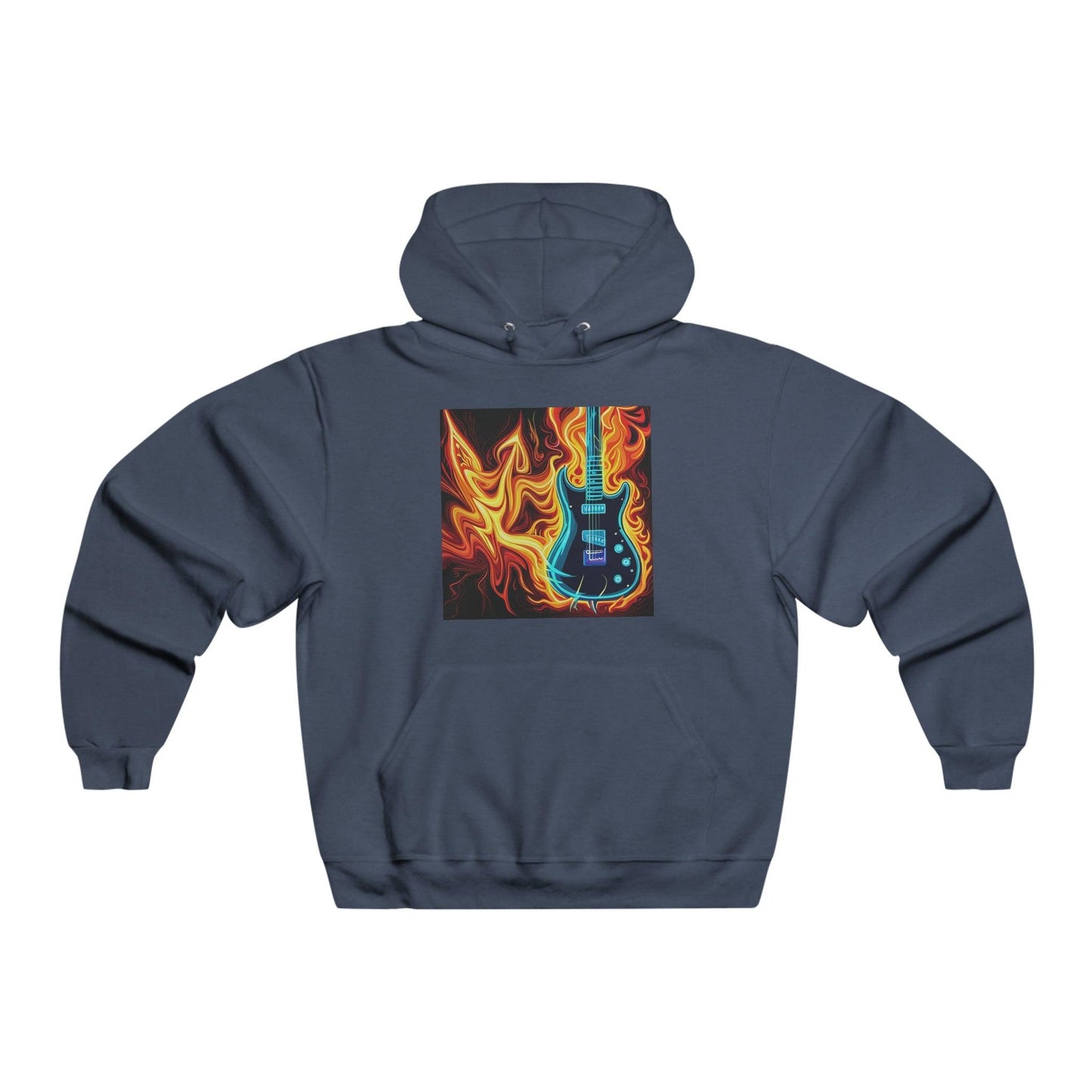 Flaming Axe Men's NUBLEND® Hooded Sweatshirt - Lizard Vigilante