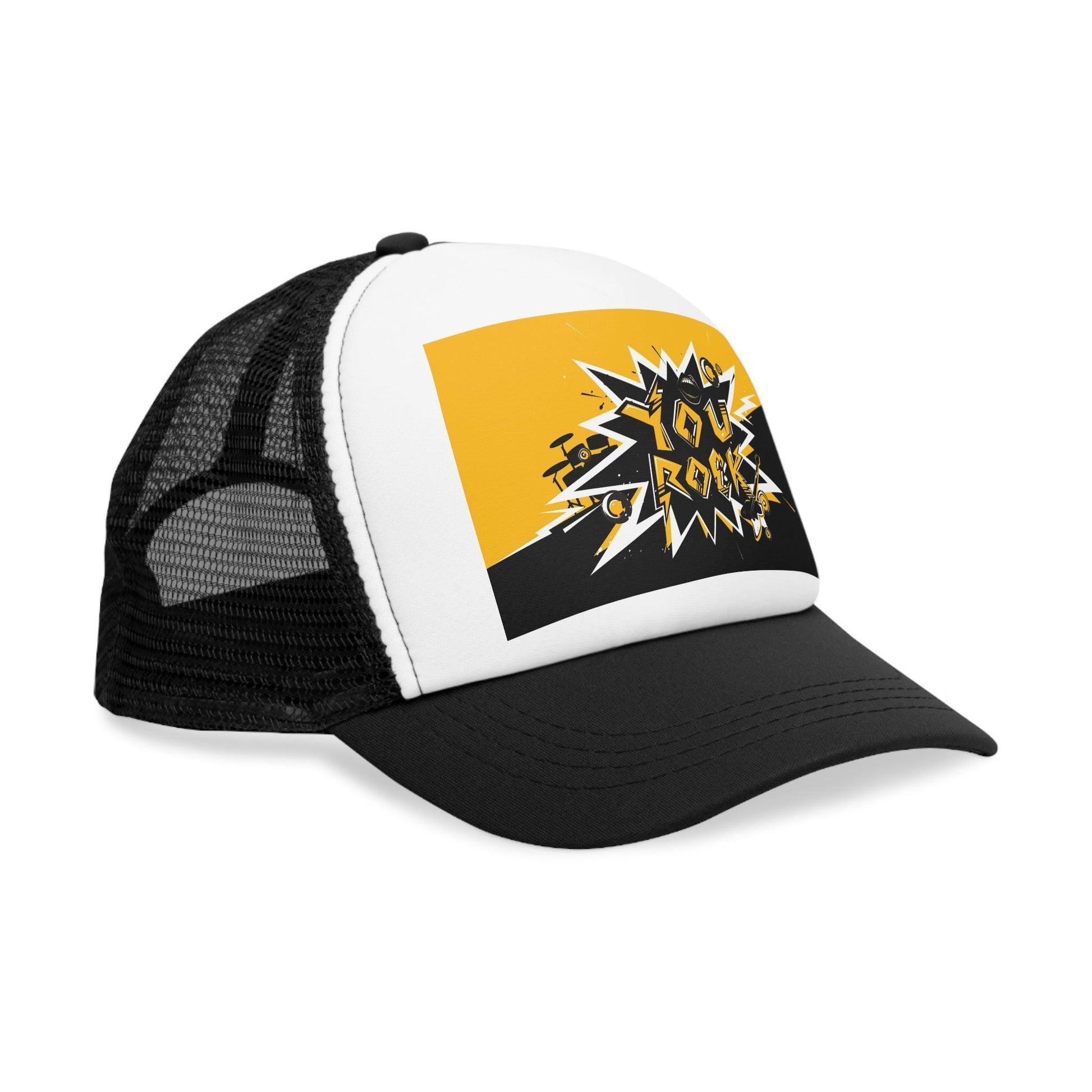 YOU ROCK New Graphic Mesh Cap - Premium Hats from Printify - Just $25.99! Shop now at Lizard Vigilante