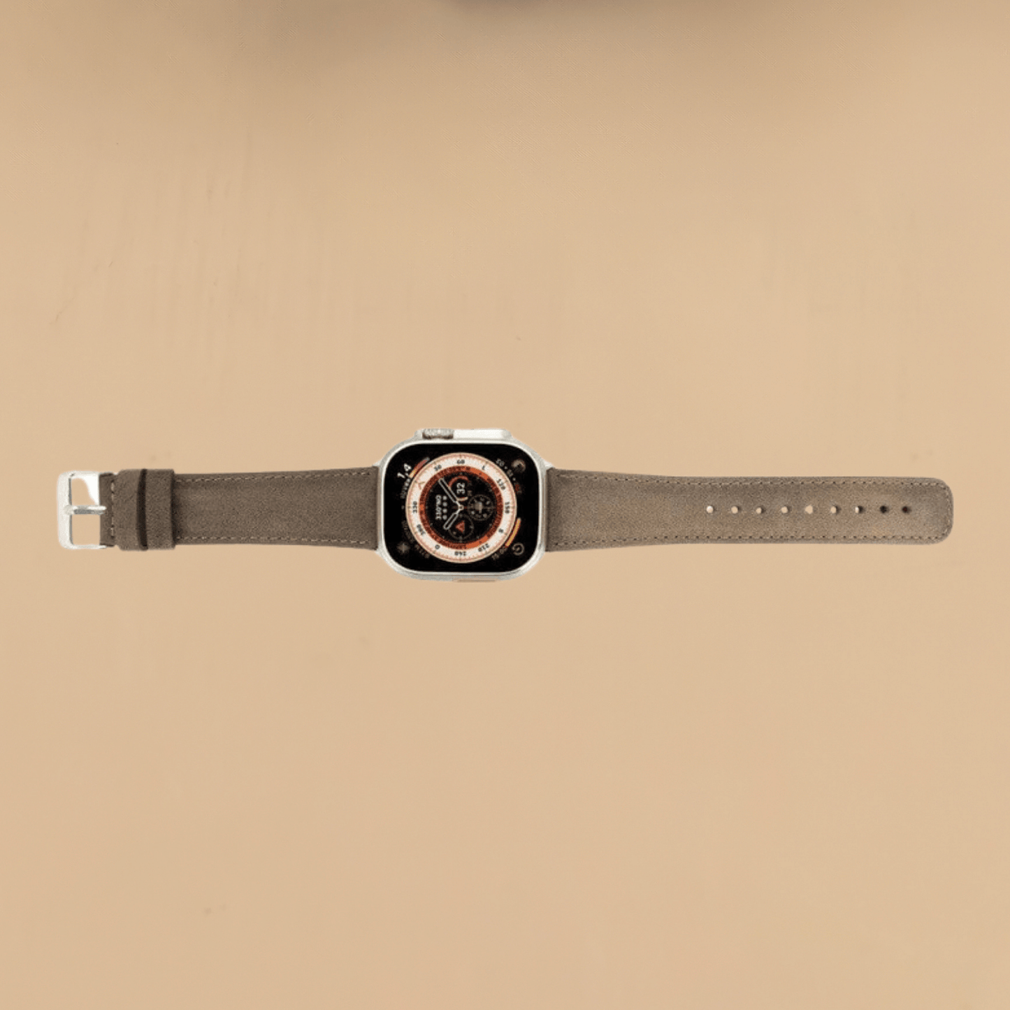 Apple Watch Brown Leather Strap - Boston