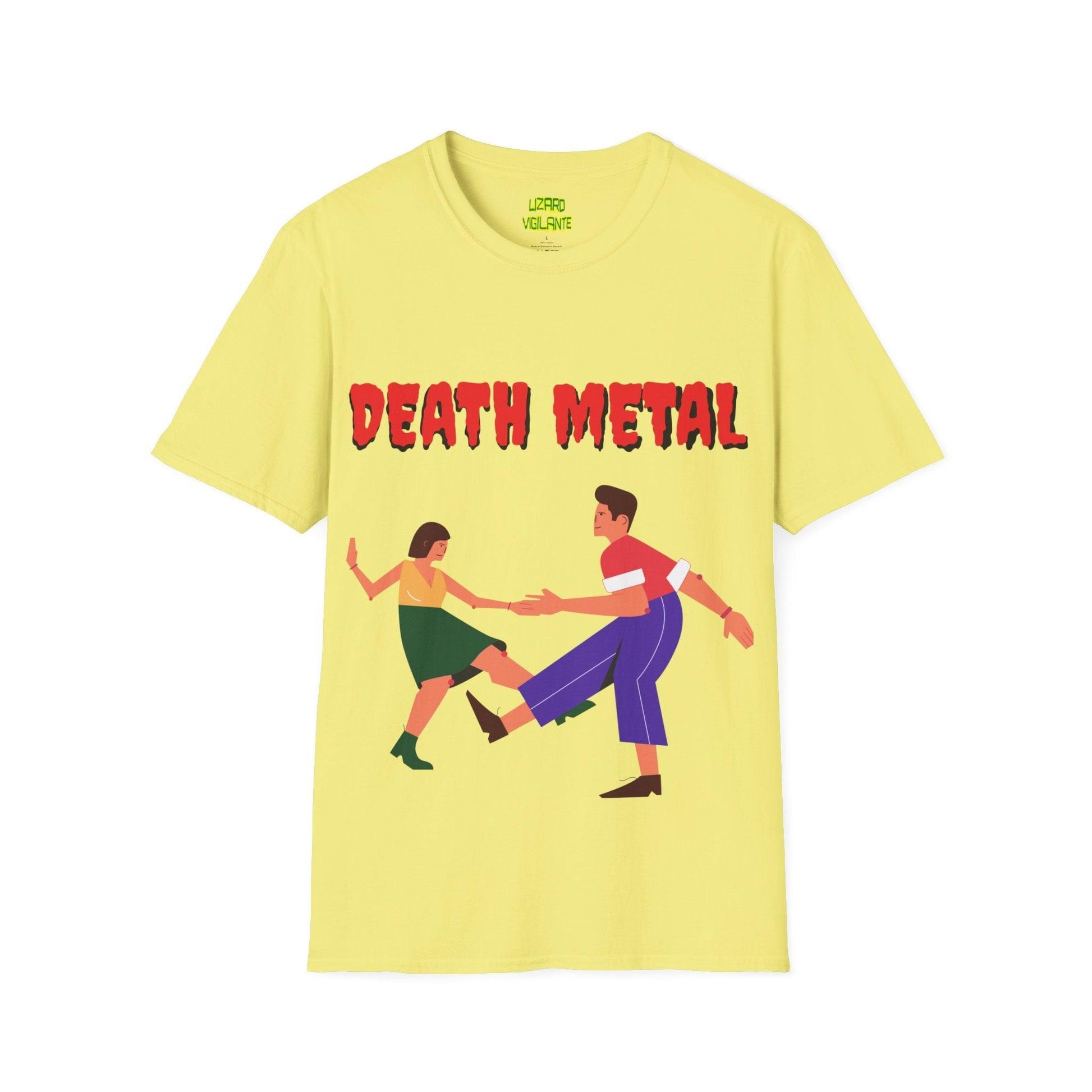 DEATH METAL Dancers Unisex Softstyle T-Shirt - Lizard Vigilante