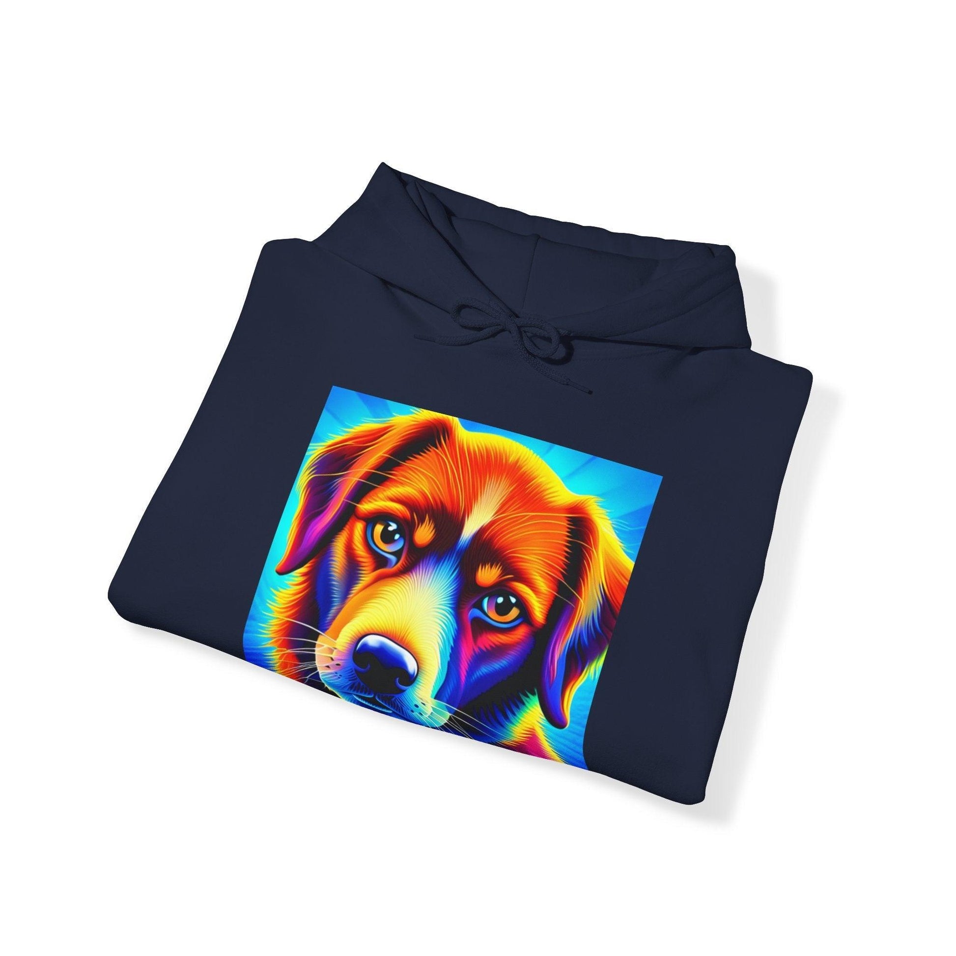 Prism Dog Unisex Heavy Blend™ Hooded Sweatshirt - Lizard Vigilante