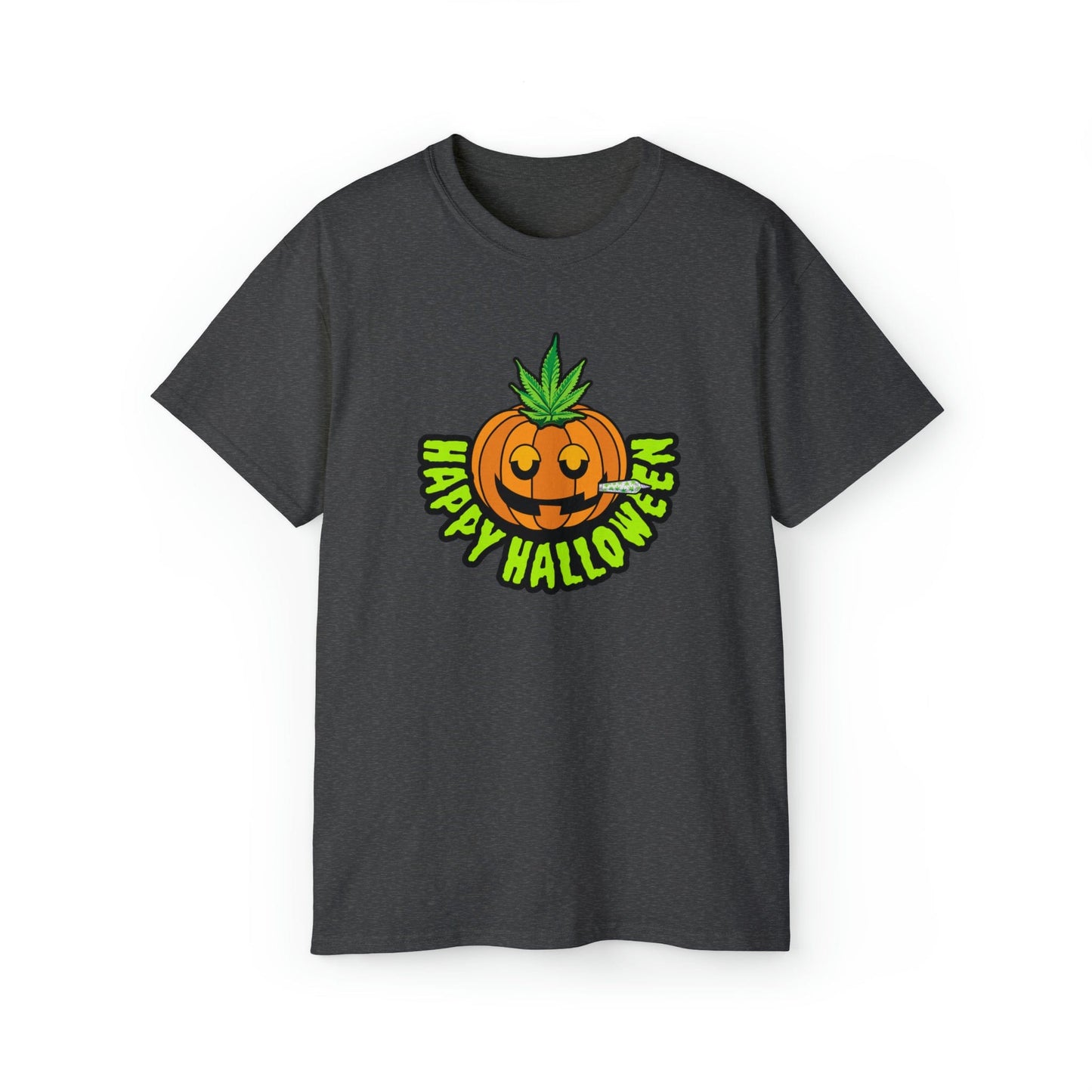 Happy Halloween Pumpkin Stoner Weed Shirt