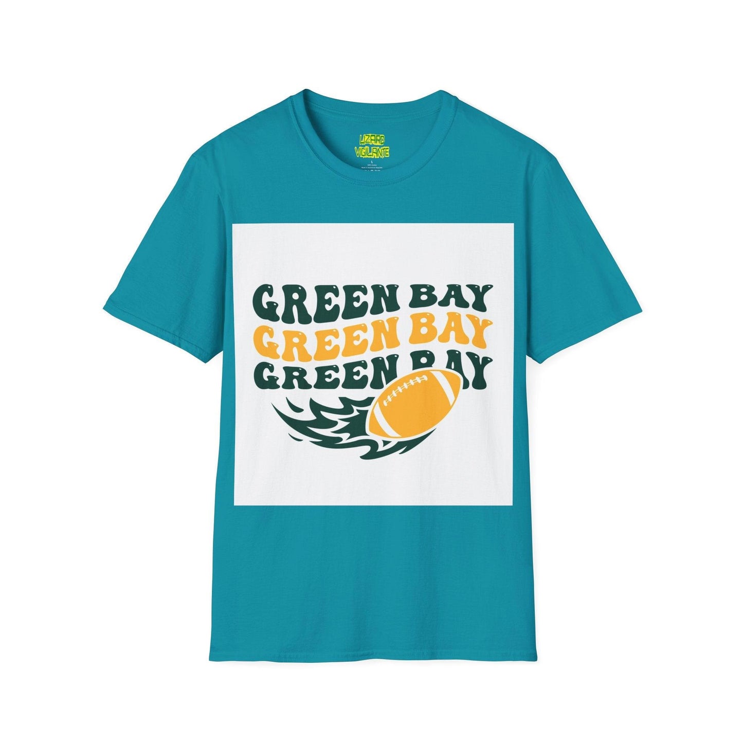 Green Bay Unisex Softstyle T-Shirt - Lizard Vigilante