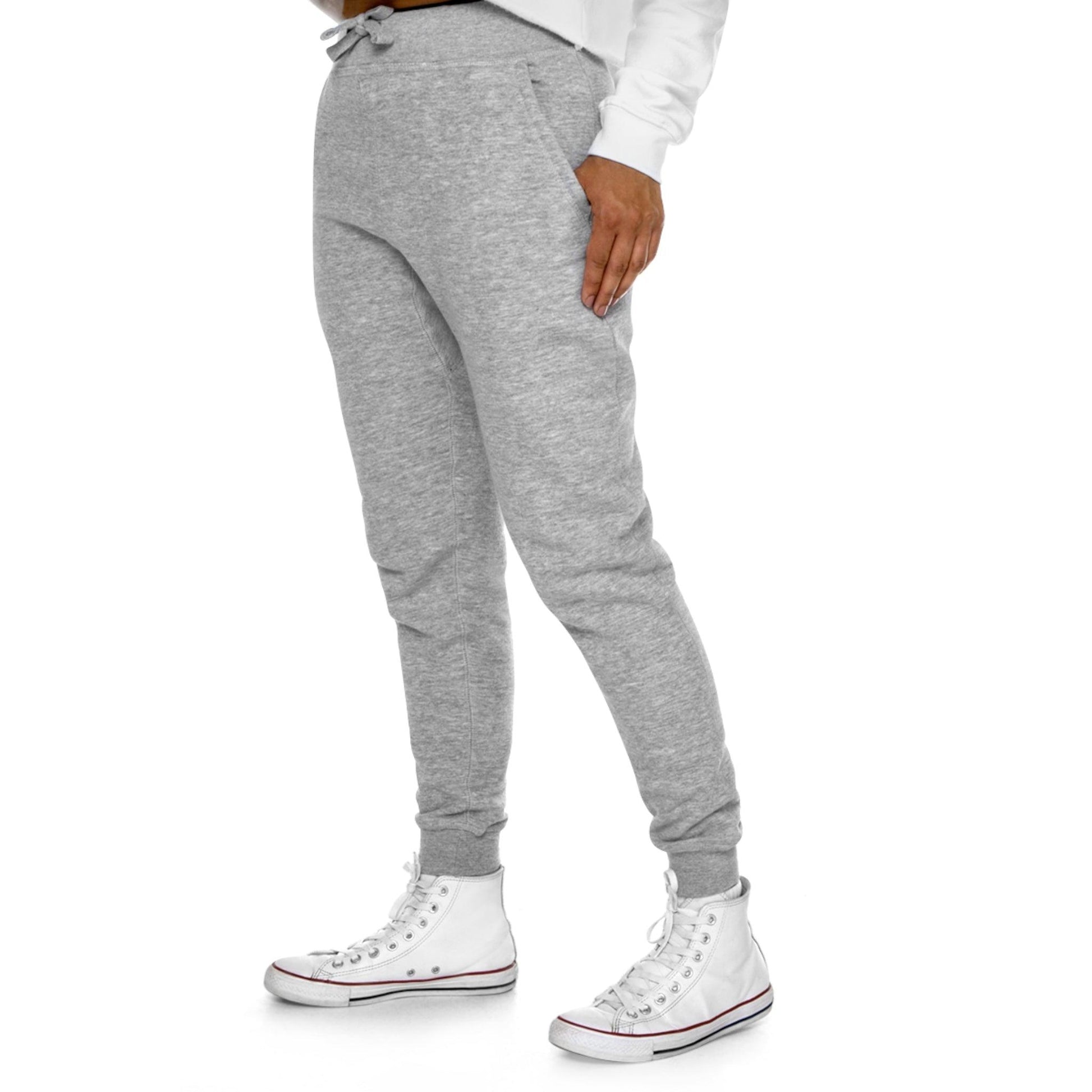 Crooked Smiley Unisex Fleece Joggers - Lizard Vigilante