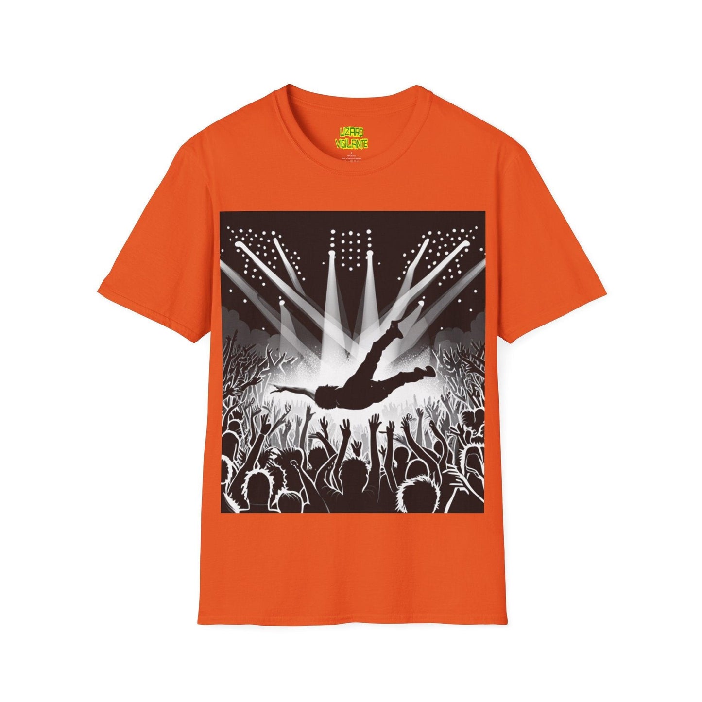 Crowd Surf Unisex Softstyle T-Shirt - Lizard Vigilante