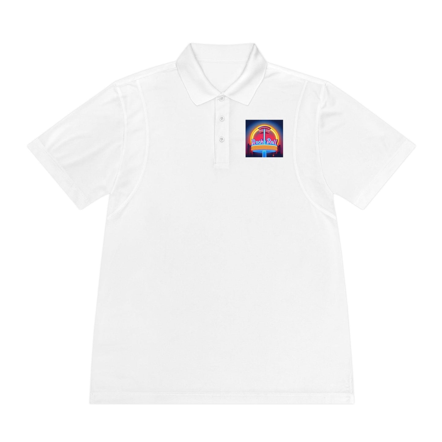 Rock & Roll Diner Men's Sport Polo Shirt - Lizard Vigilante