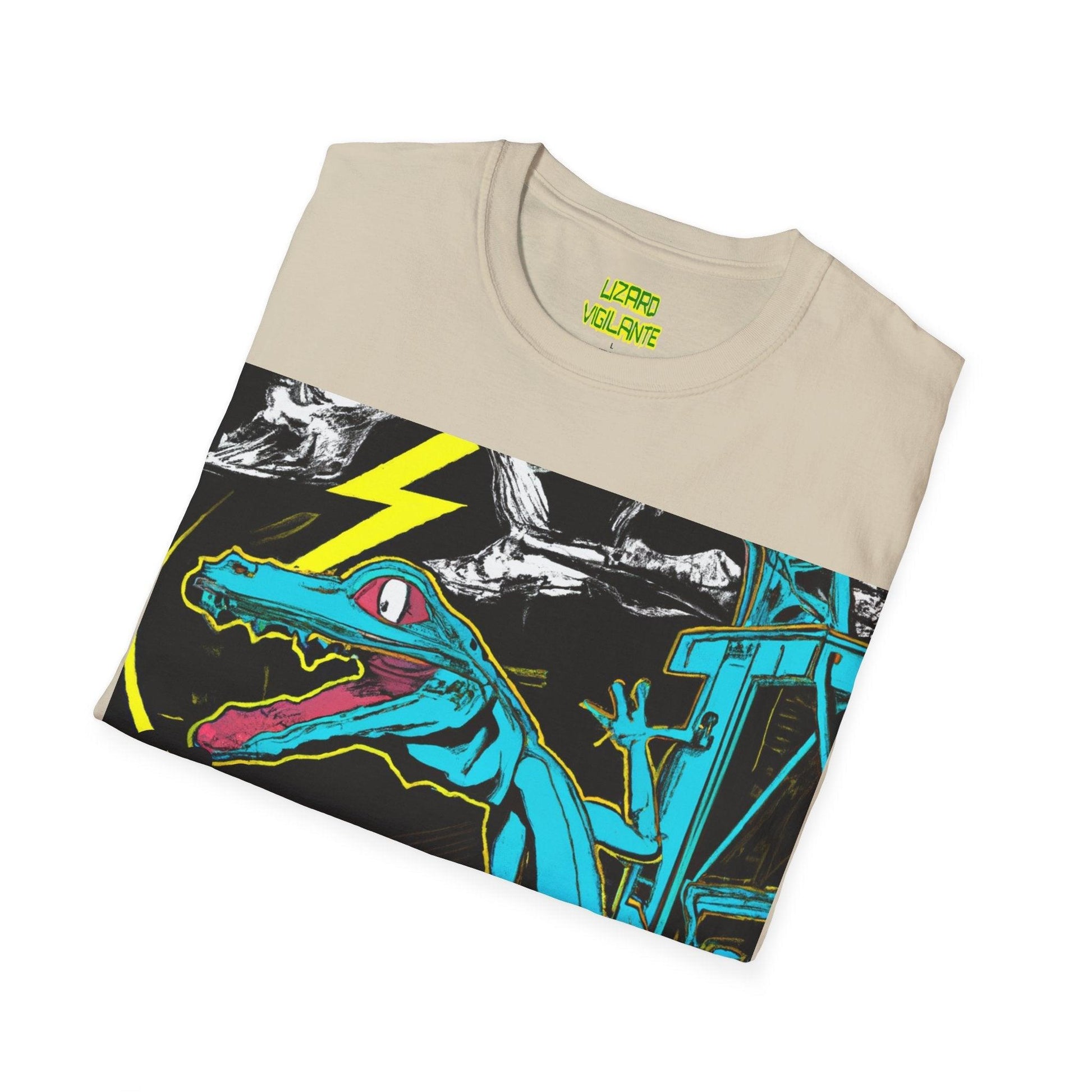 Lizard Vigilante Cens Unisex Softstyle T-Shirt - Lizard Vigilante