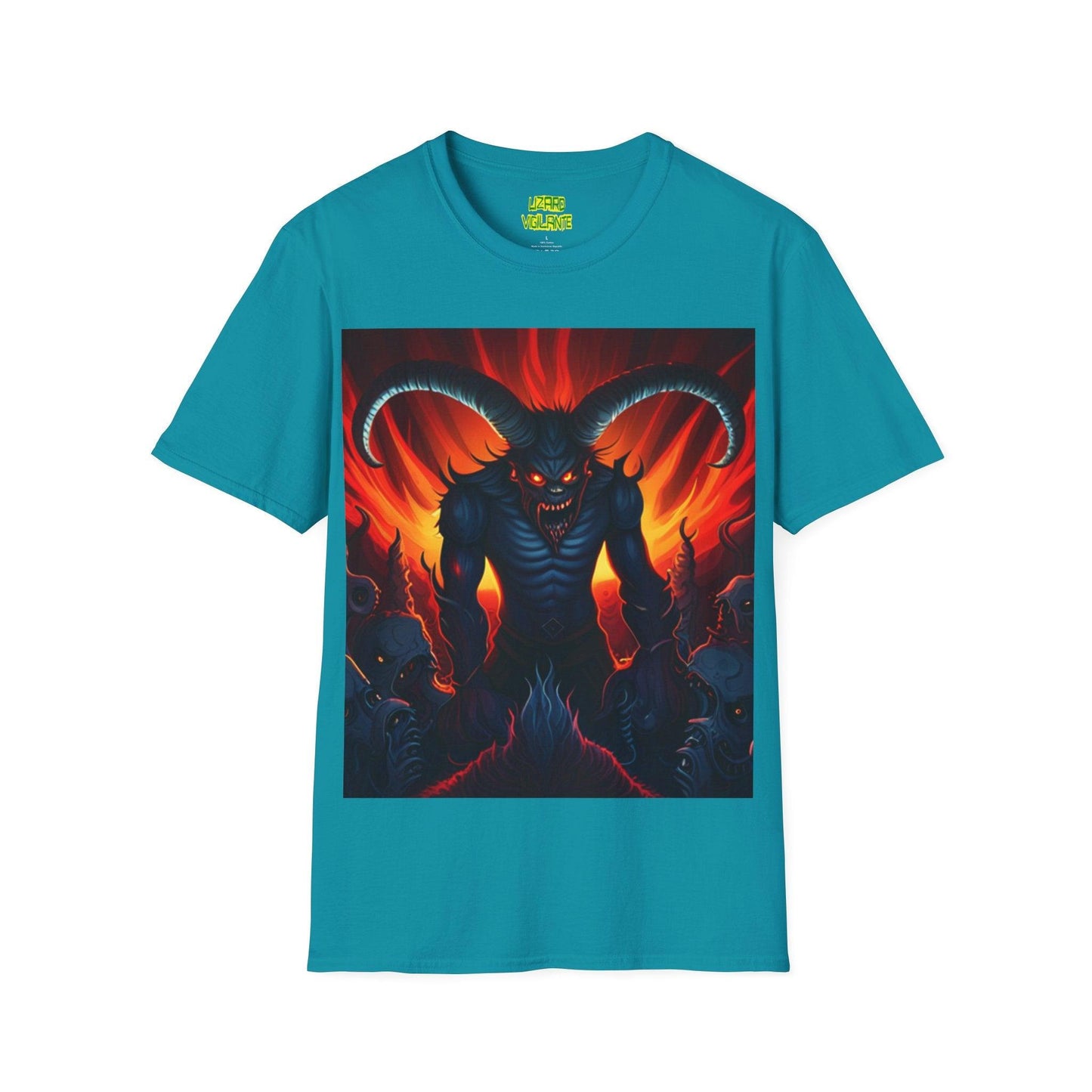 Horny Devil Unisex Softstyle T-Shirt - Lizard Vigilante