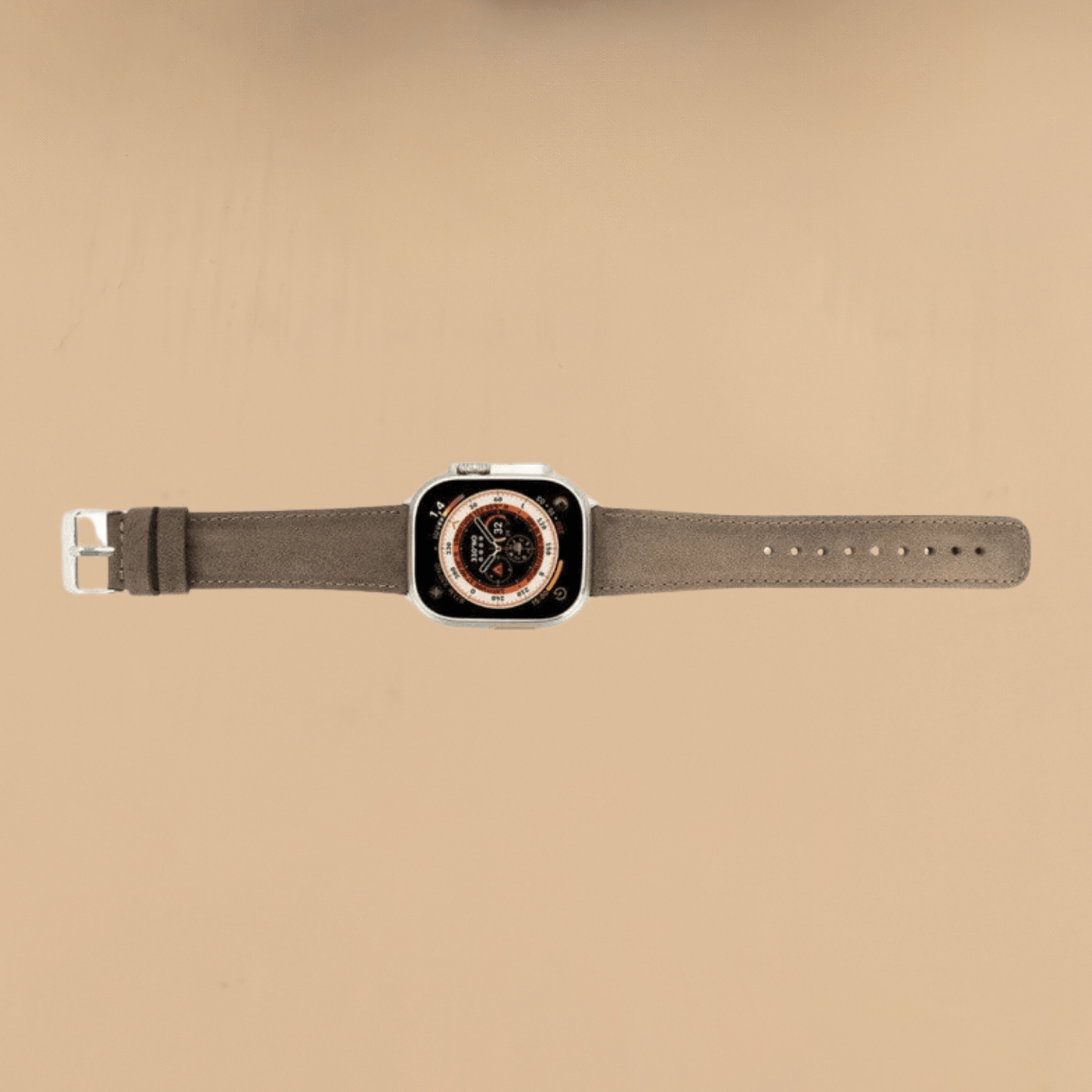 Apple Watch Brown Leather Strap - Boston