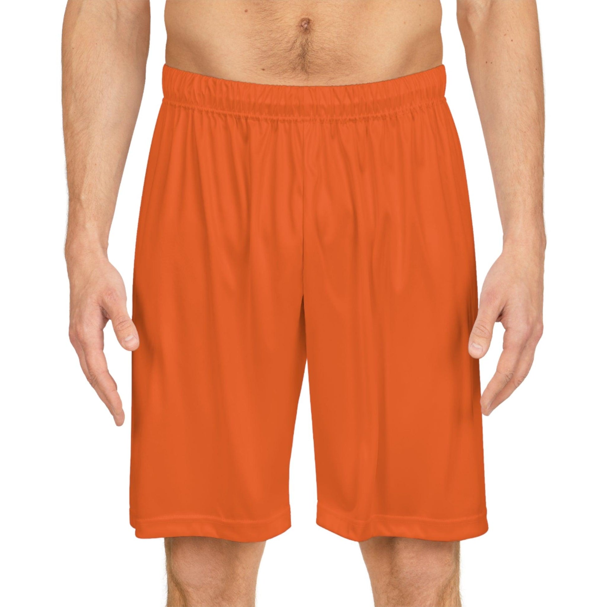 Basketball Shorts - Orange - Lizard Vigilante