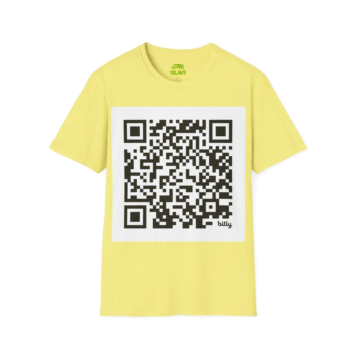 Lizard Vigilante QR Code Unisex Softstyle T-Shirt - Lizard Vigilante