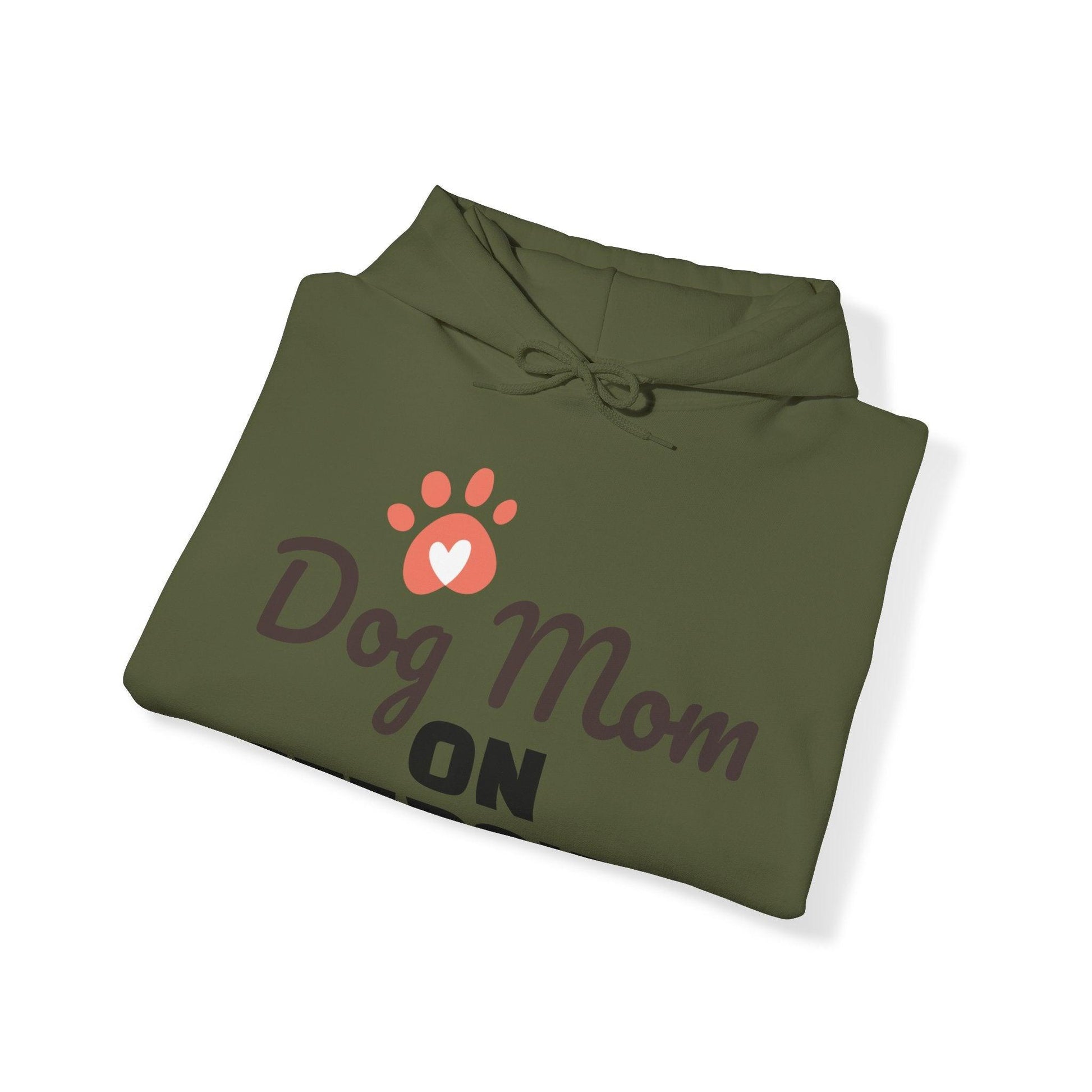 Dog Mom ON STEROIDS! Unisex Heavy Blend™ Hooded Sweatshirt - Lizard Vigilante