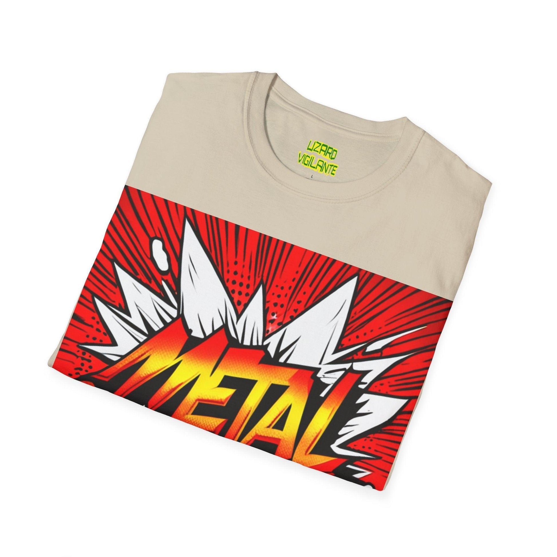 METAL KAPOW Unisex Softstyle T-Shirt - Lizard Vigilante