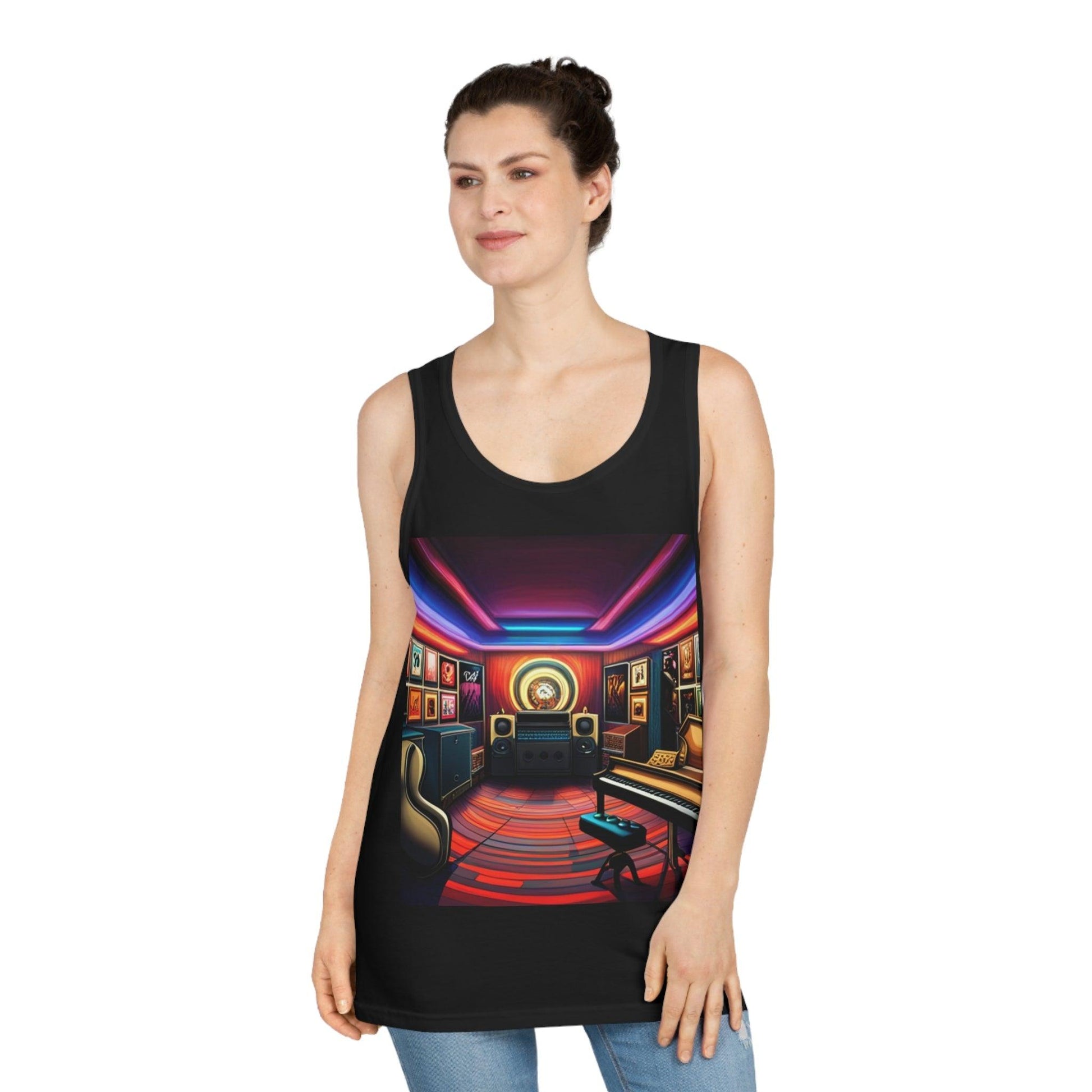 Disco Studio Unisex Softstyle™ Tank Top - Lizard Vigilante