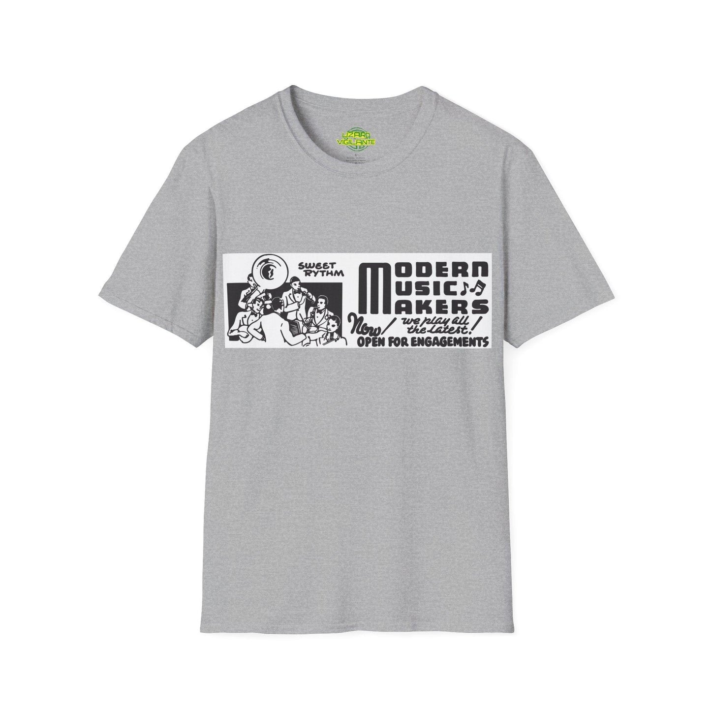 Modern Music Makers Unisex Softstyle T-Shirt - Lizard Vigilante