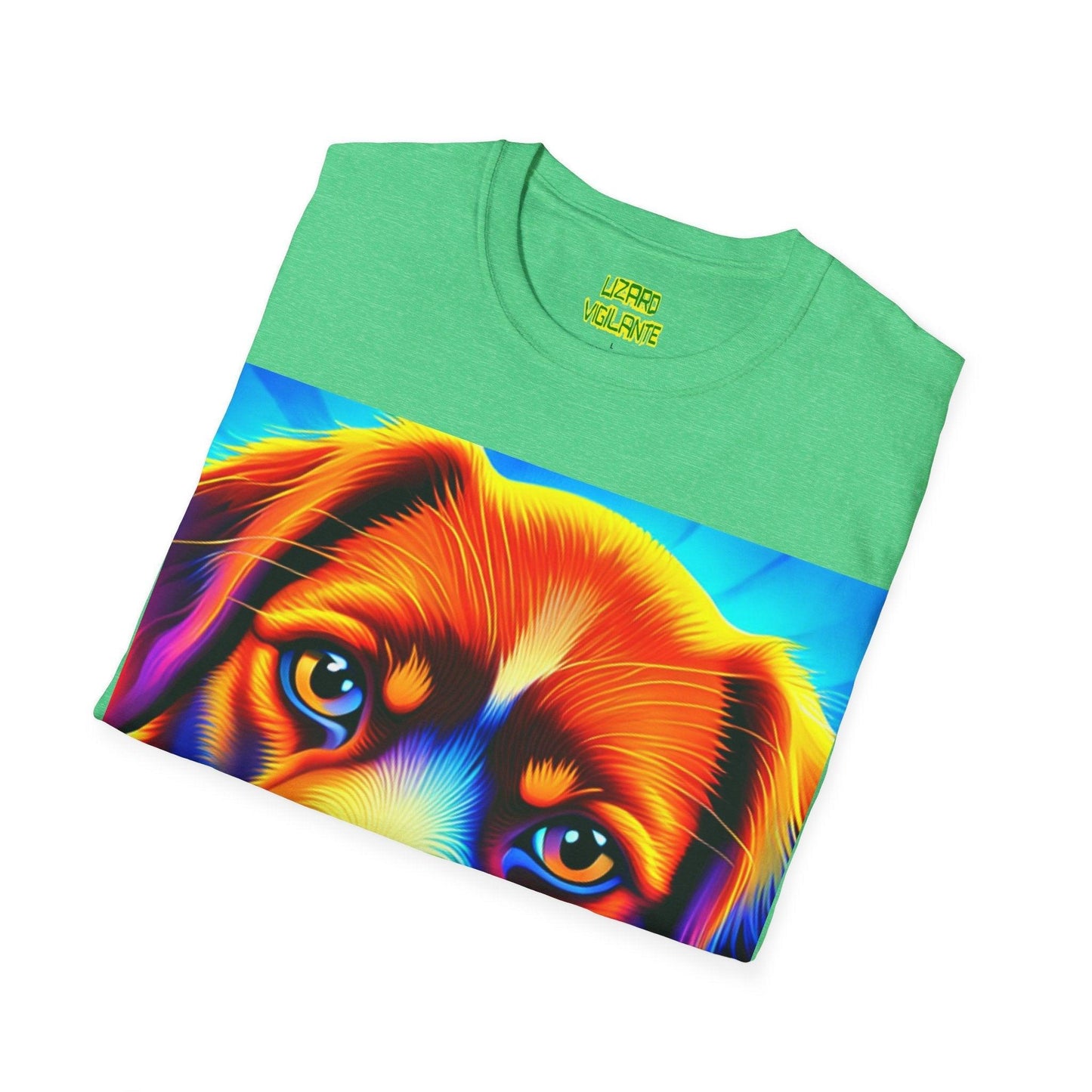 Prism Dog Unisex Softstyle T-Shirt - Lizard Vigilante