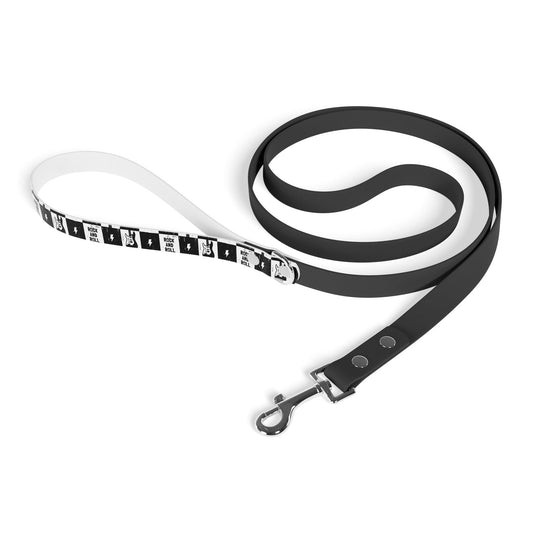 Rock N Roll B & W Leash - Premium Pets from Printify - Just $43.81! Shop now at Lizard Vigilante