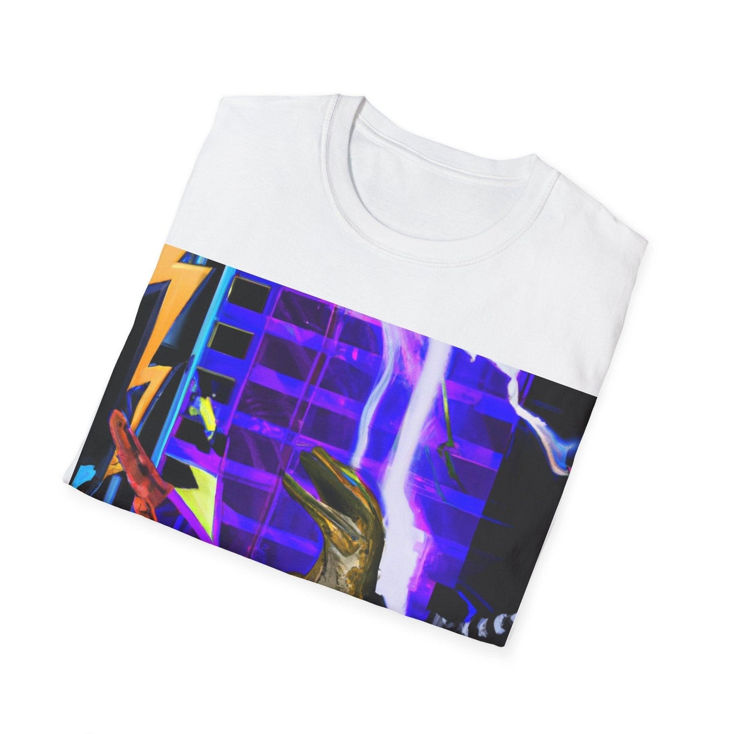 Lizard Zapped Vigilante Unisex Softstyle T-Shirt - Lizard Vigilante