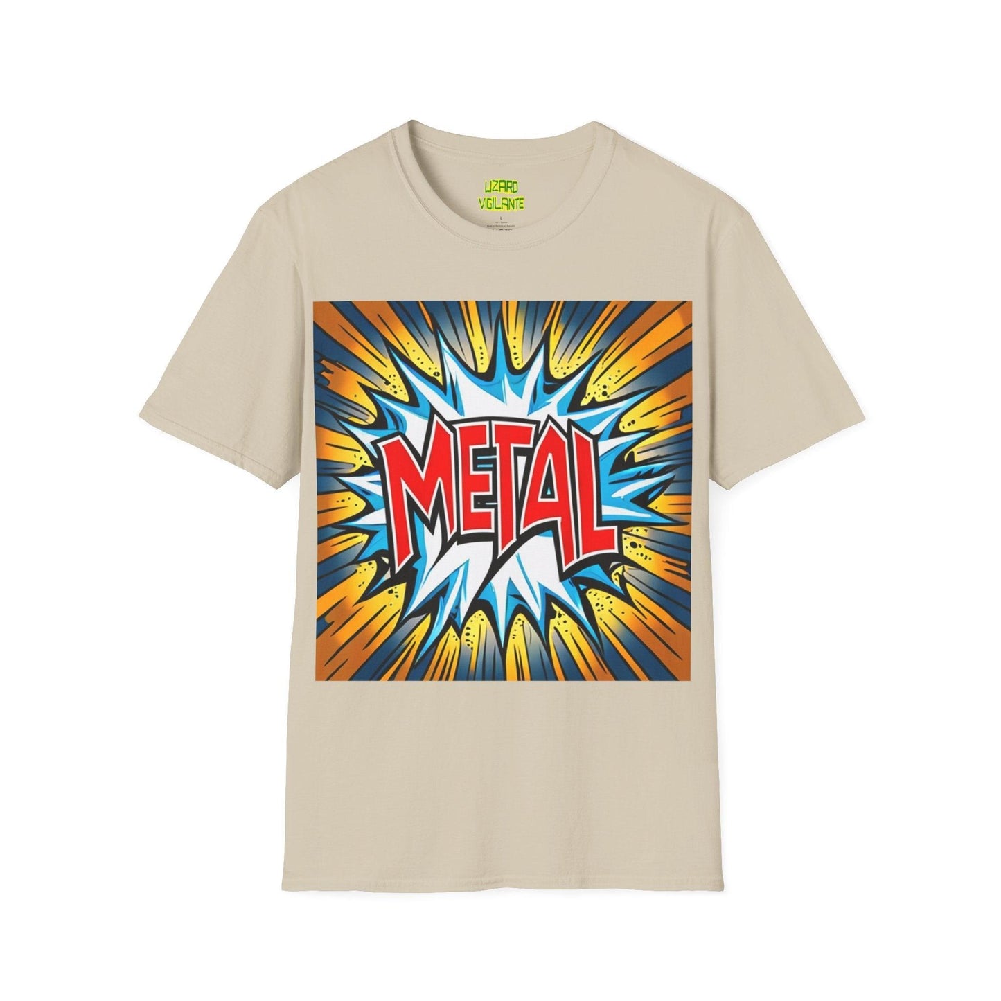 METAL Blasted Unisex Softstyle T-Shirt - Lizard Vigilante