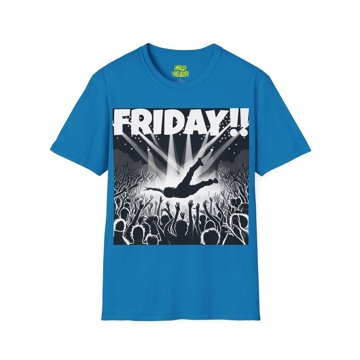 FRIDAY!! Unisex Softstyle T-Shirt in COLORS - Lizard Vigilante