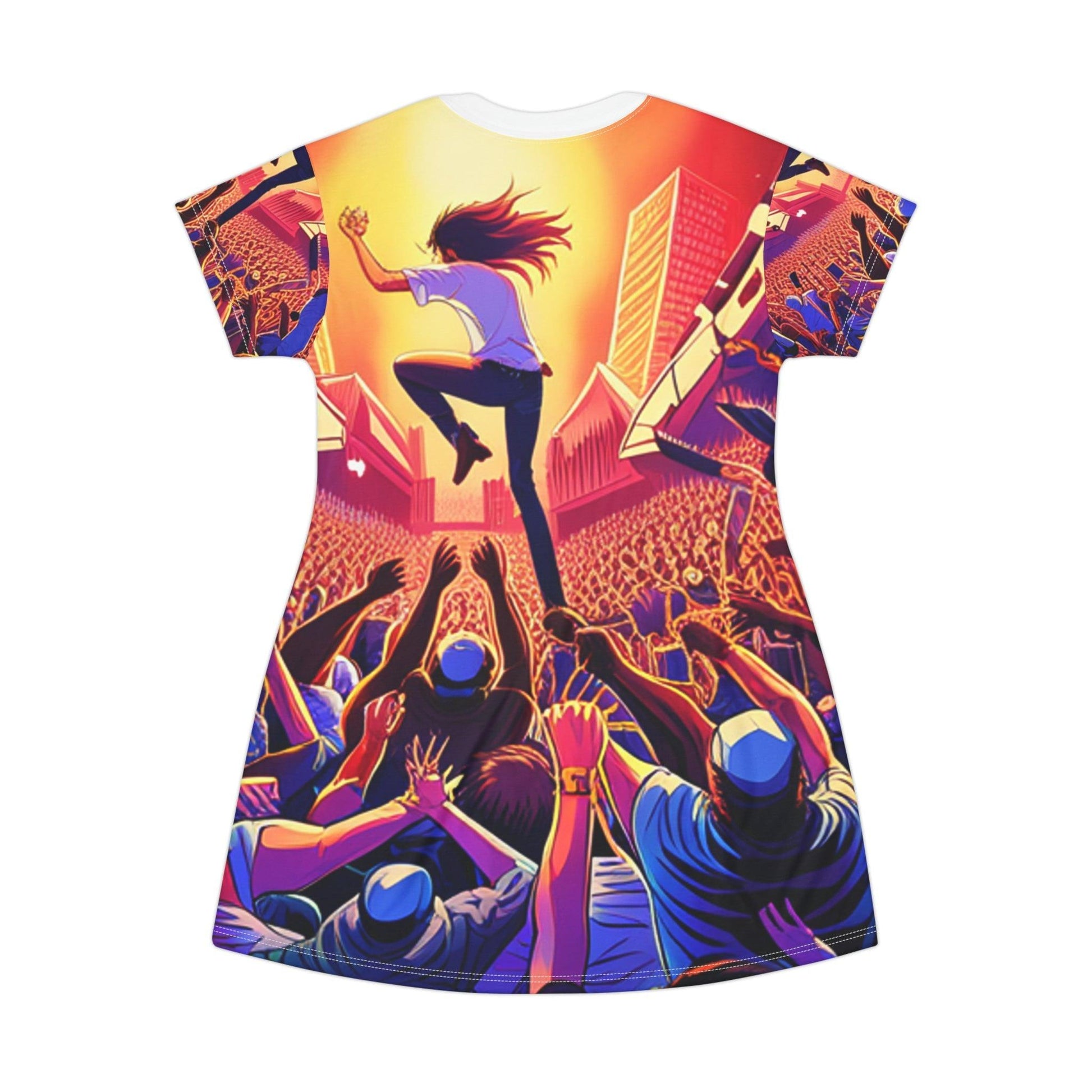 Festival T-Shirt Dress - Lizard Vigilante