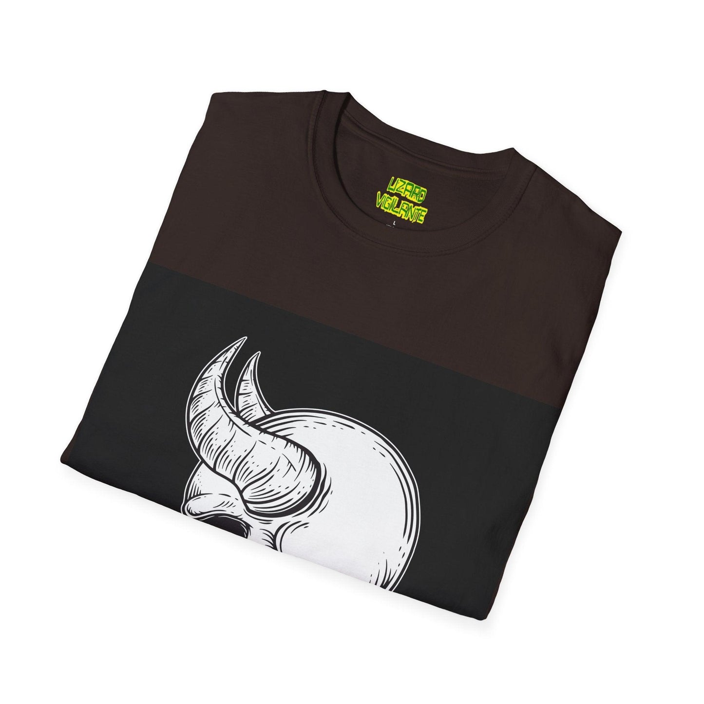 Horned Devil Unisex Softstyle T-Shirt - Lizard Vigilante