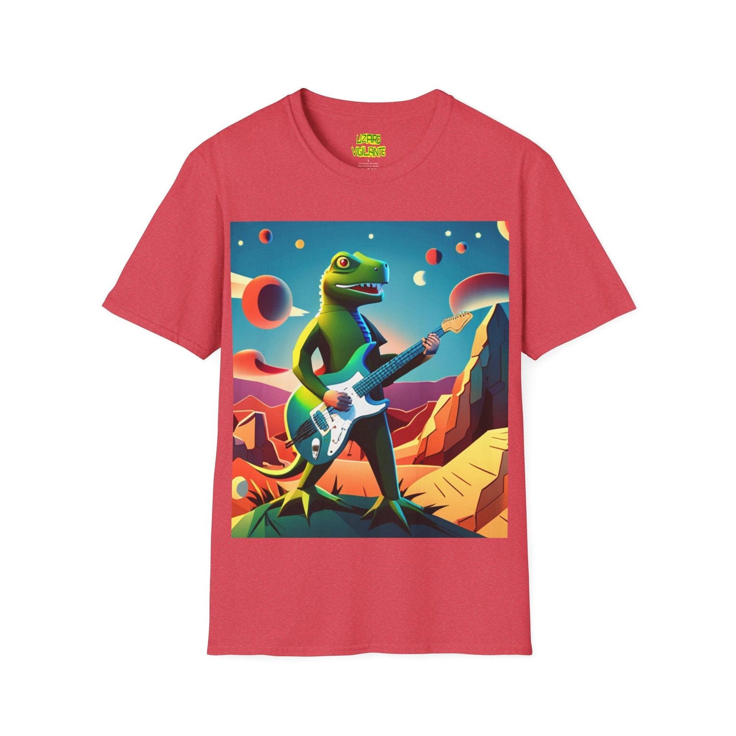 Lizard Vigilante Strats Unisex Softstyle T-Shirt - Lizard Vigilante