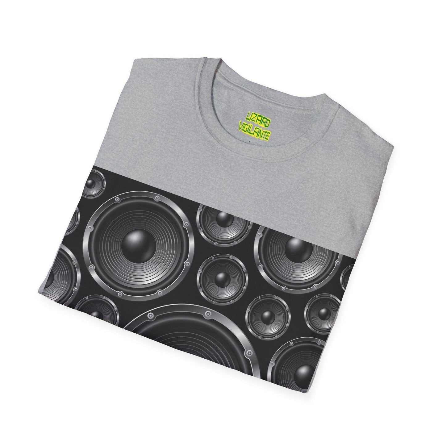 Bluetooth Speakers Unisex Softstyle T-Shirt - Lizard Vigilante