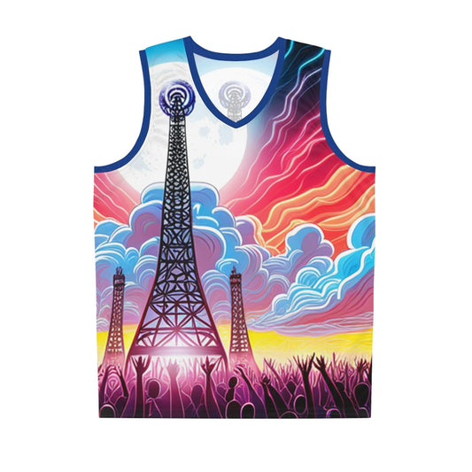 Sell Tower Reach Basketball Jersey - Lizard Vigilante