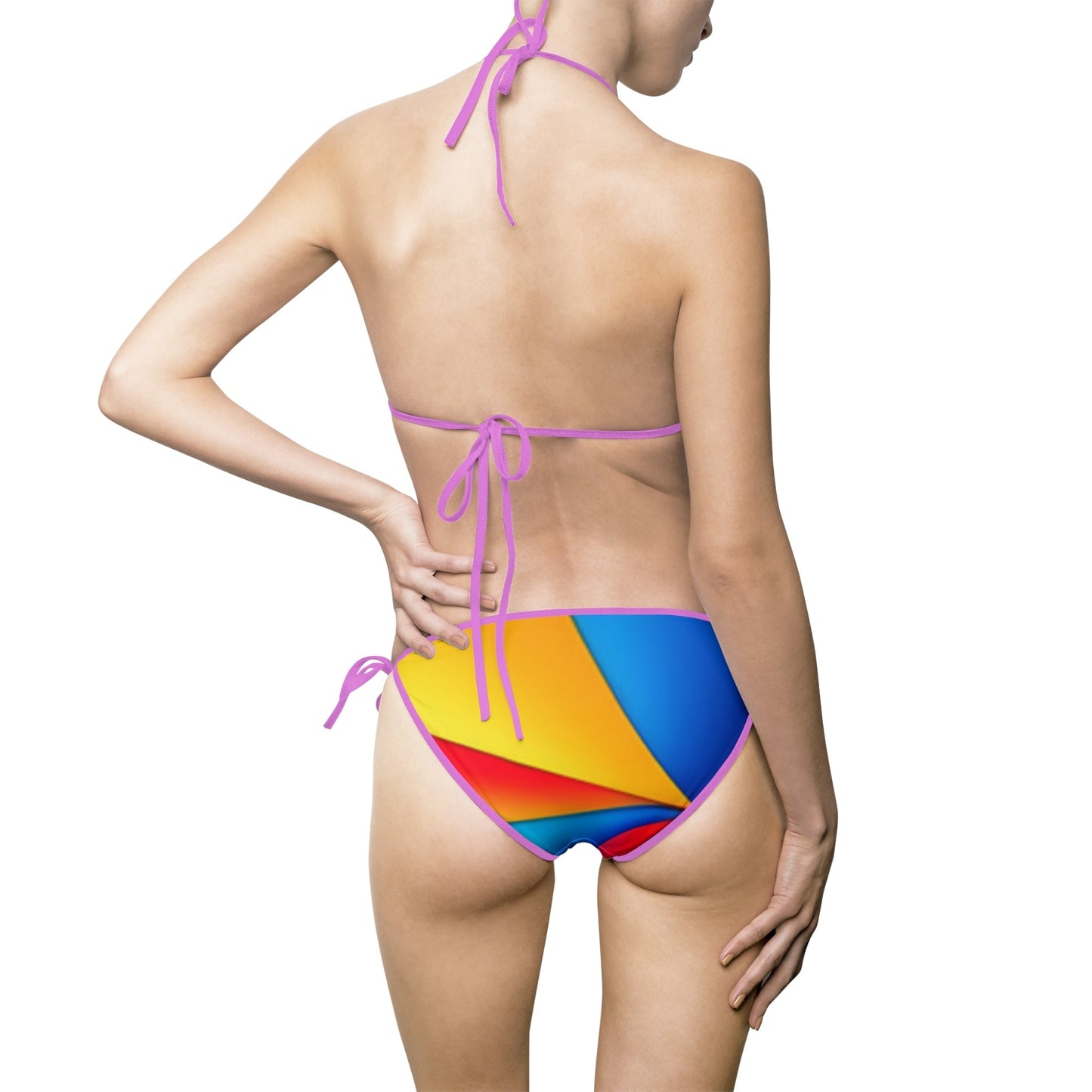 Women's Multicolor Bikini Swimsuit - Lizard Vigilante