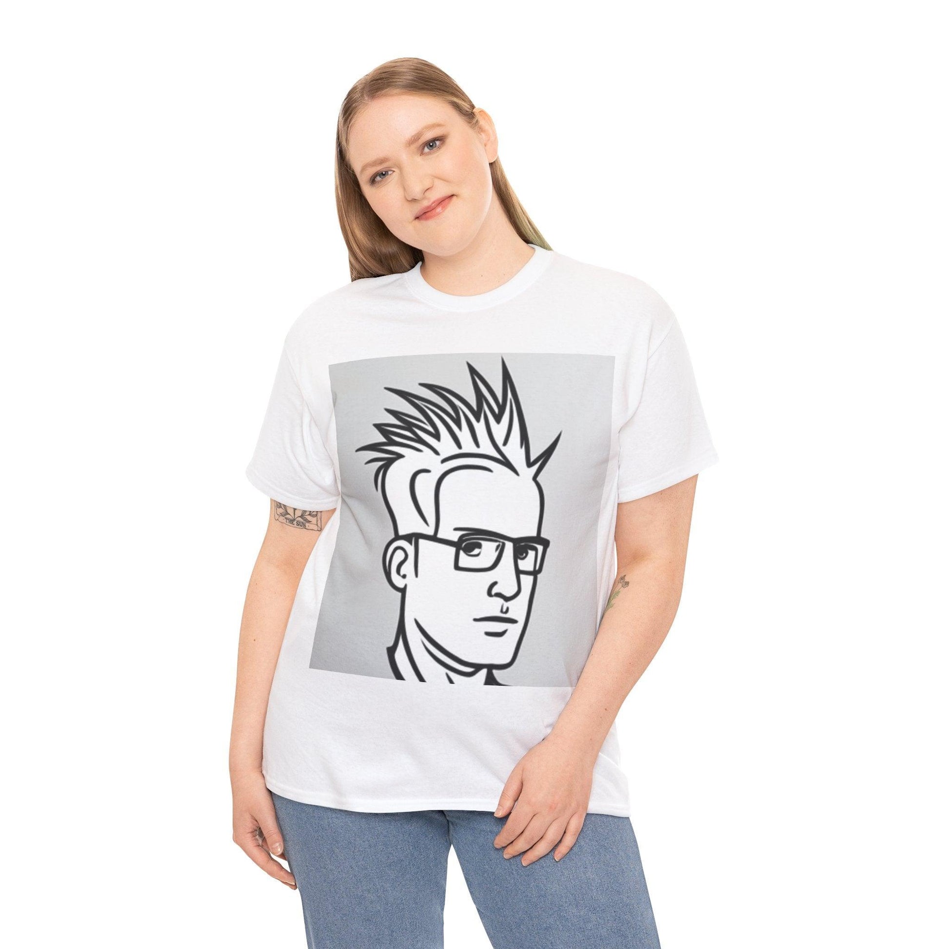 Comic Stripper Unisex Heavy Cotton Tee - Lizard Vigilante