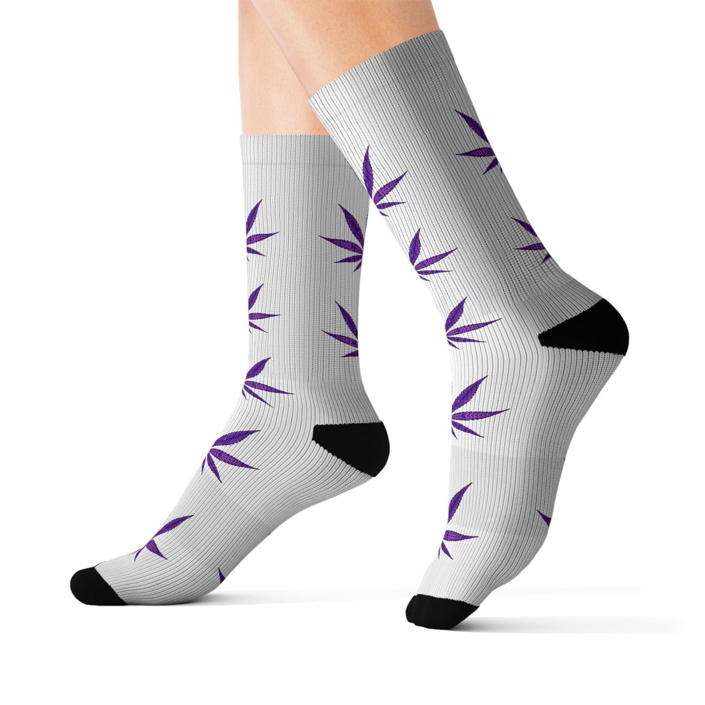 Purple Haze Weed Socks