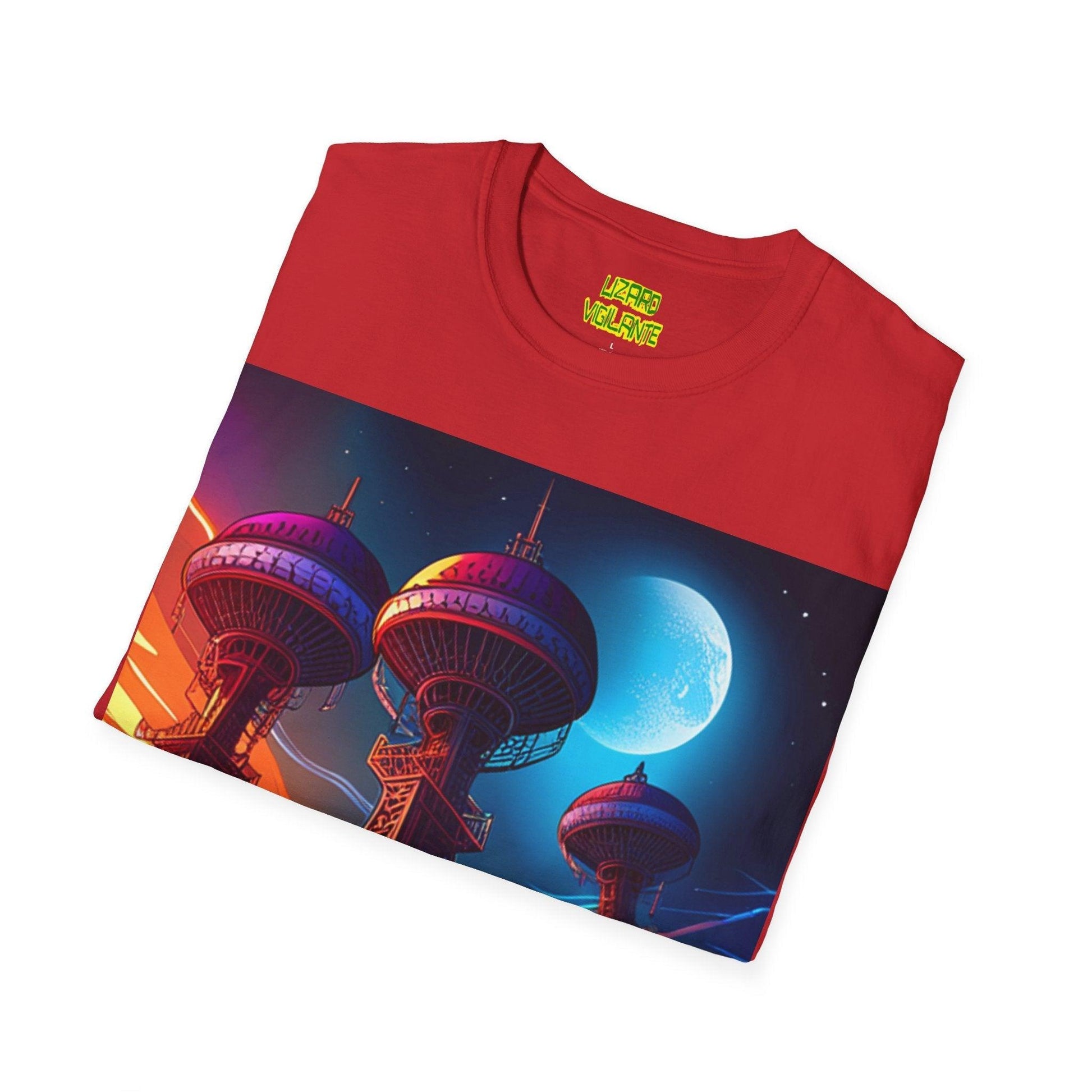 Interplanetary Transmission Unisex Softstyle T-Shirt - Lizard Vigilante