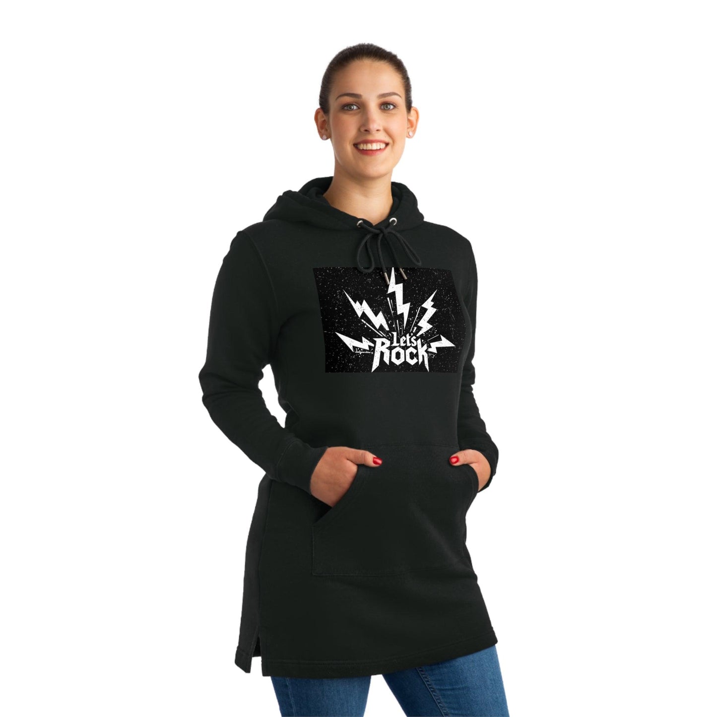 Let's Rock Streeter Hoodie Dress - Lizard Vigilante