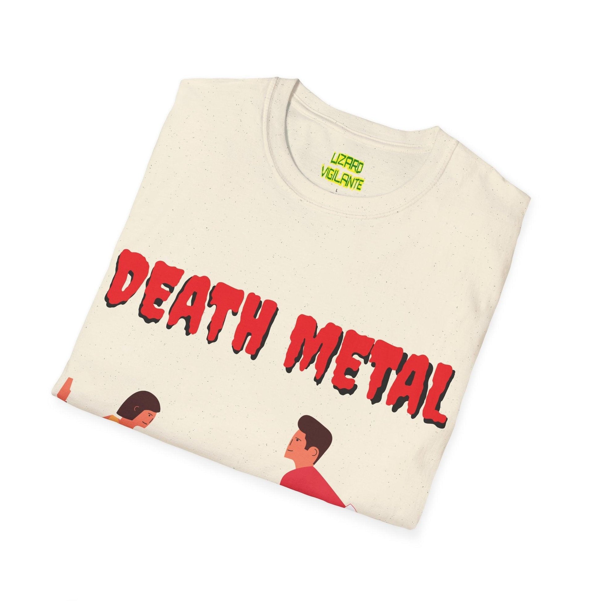 DEATH METAL Dancers Unisex Softstyle T-Shirt - Lizard Vigilante