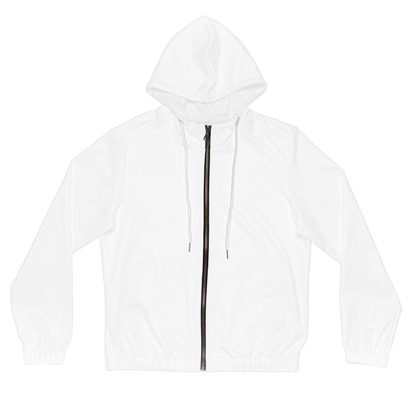 White Women’s Full-Zip Hoodie - Lizard Vigilante