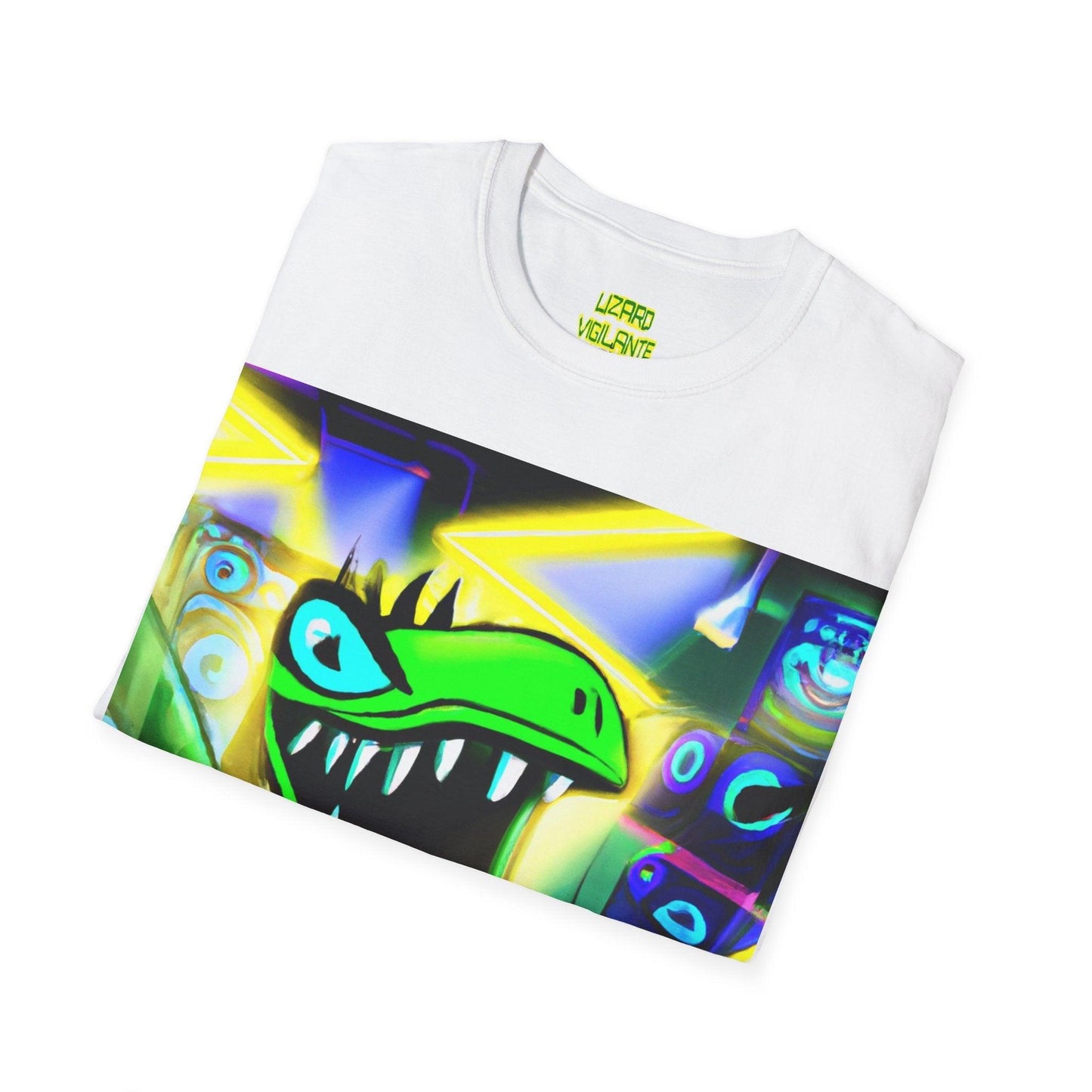 Metal Lizard Unisex Softstyle T-Shirt - Lizard Vigilante