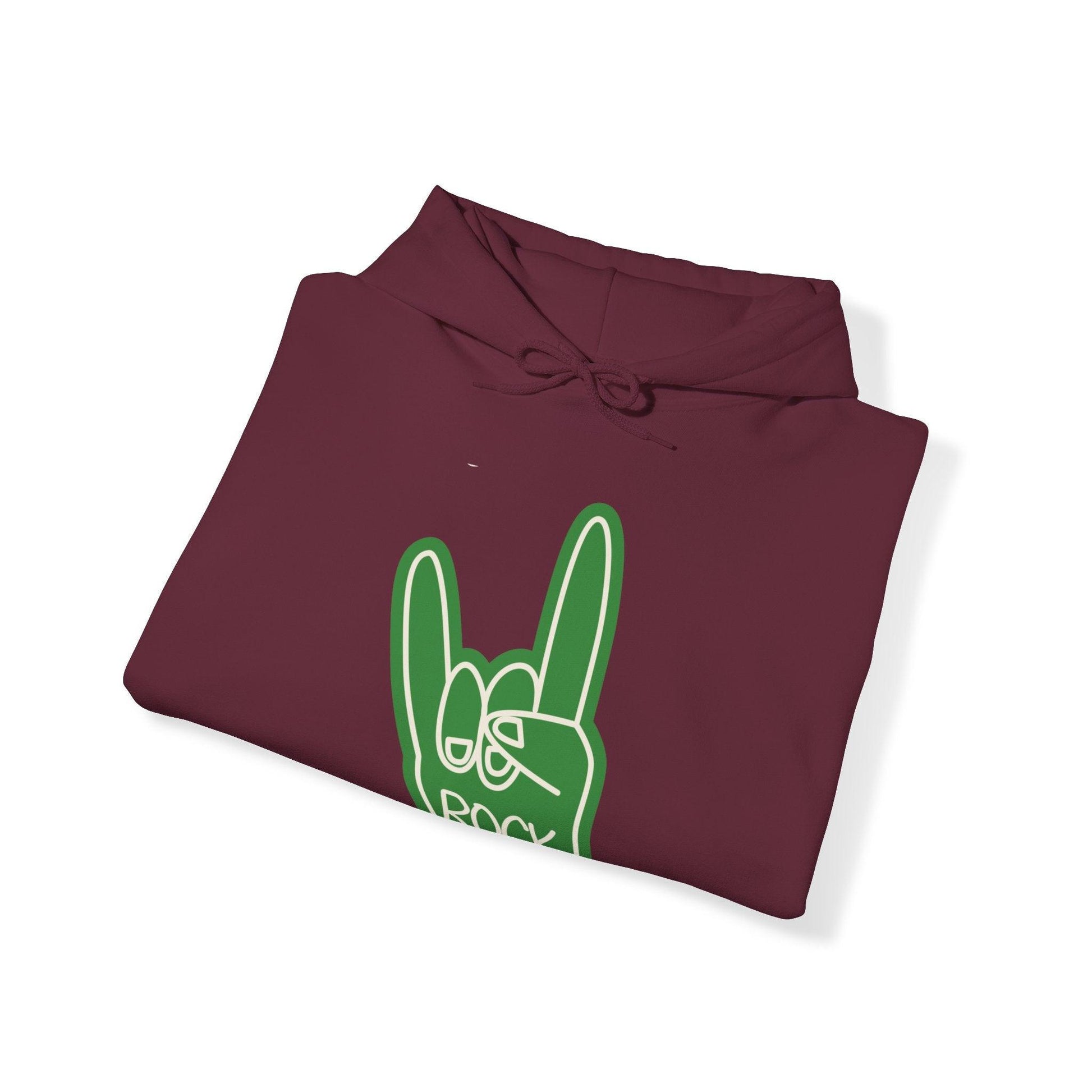 Rock Hand Sign Unisex Heavy Blend™ Hooded Sweatshirt - Lizard Vigilante