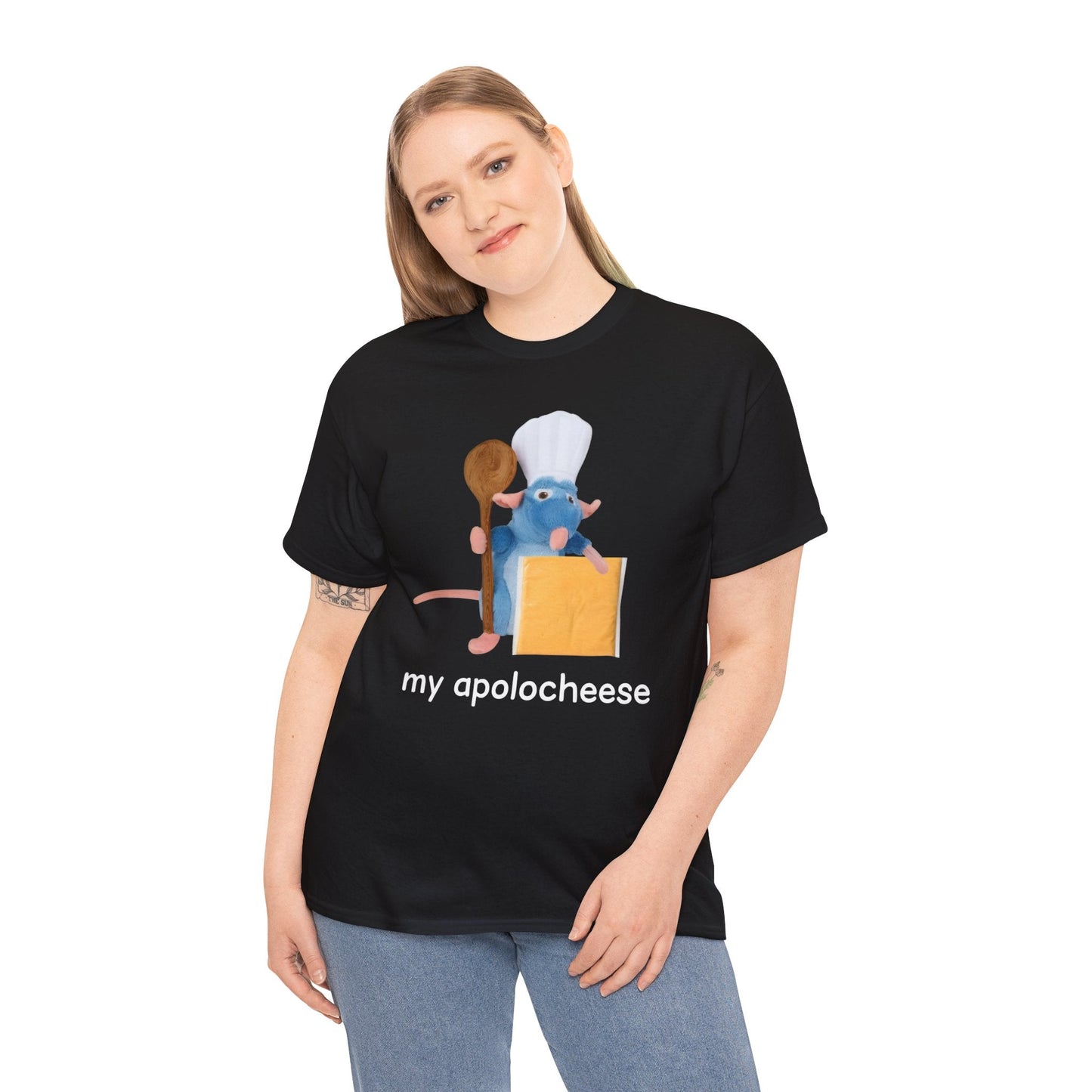 My Apolocheese Rat Plush Cheese Meme Shirt – Funny Ironic Tee for Rat Lovers